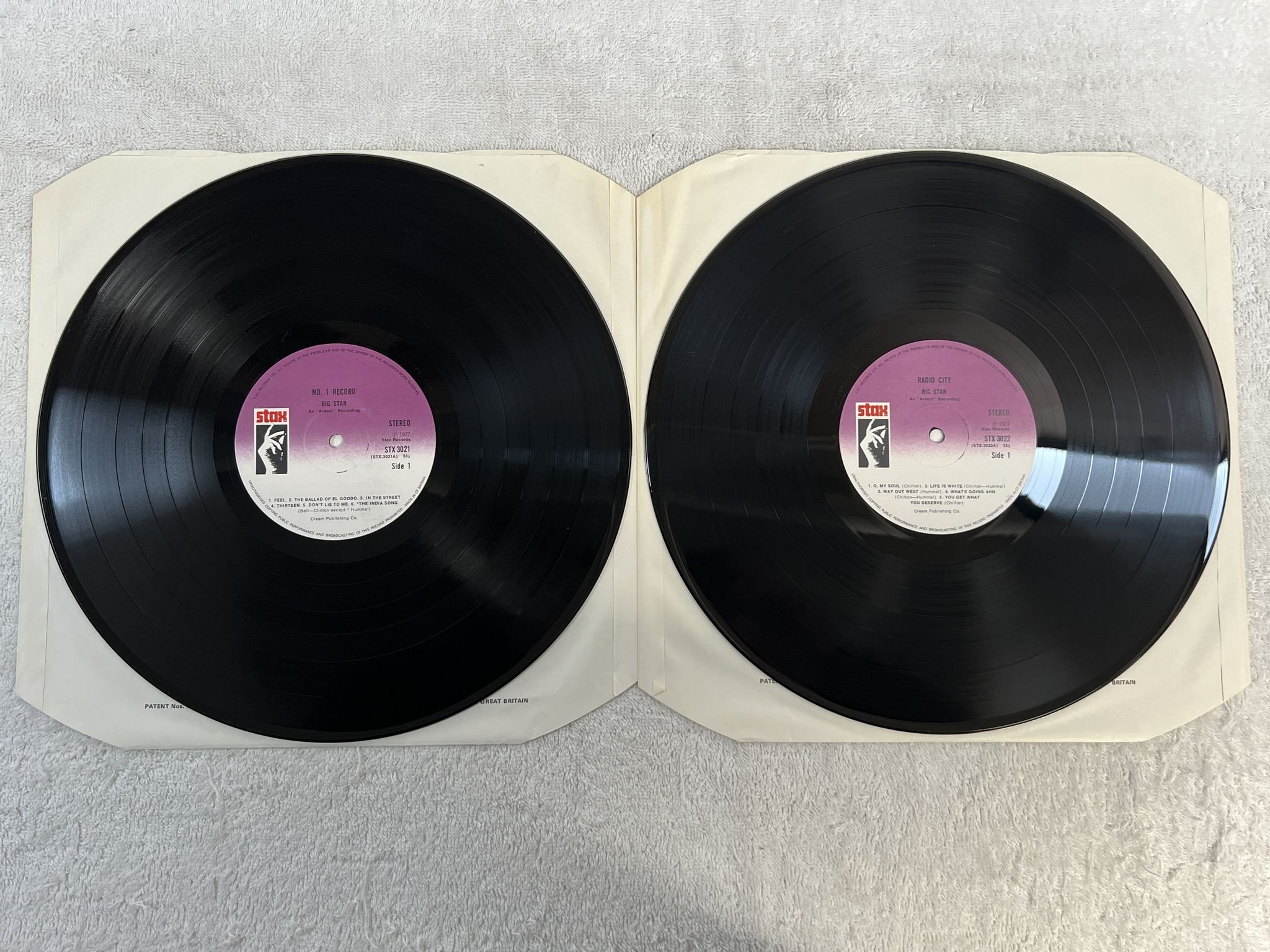 Omslagsbild för skivan BIG STAR #1 Record / Radio City 2xLP -78 UK STAX SXSP 302 *** POWER POP ***