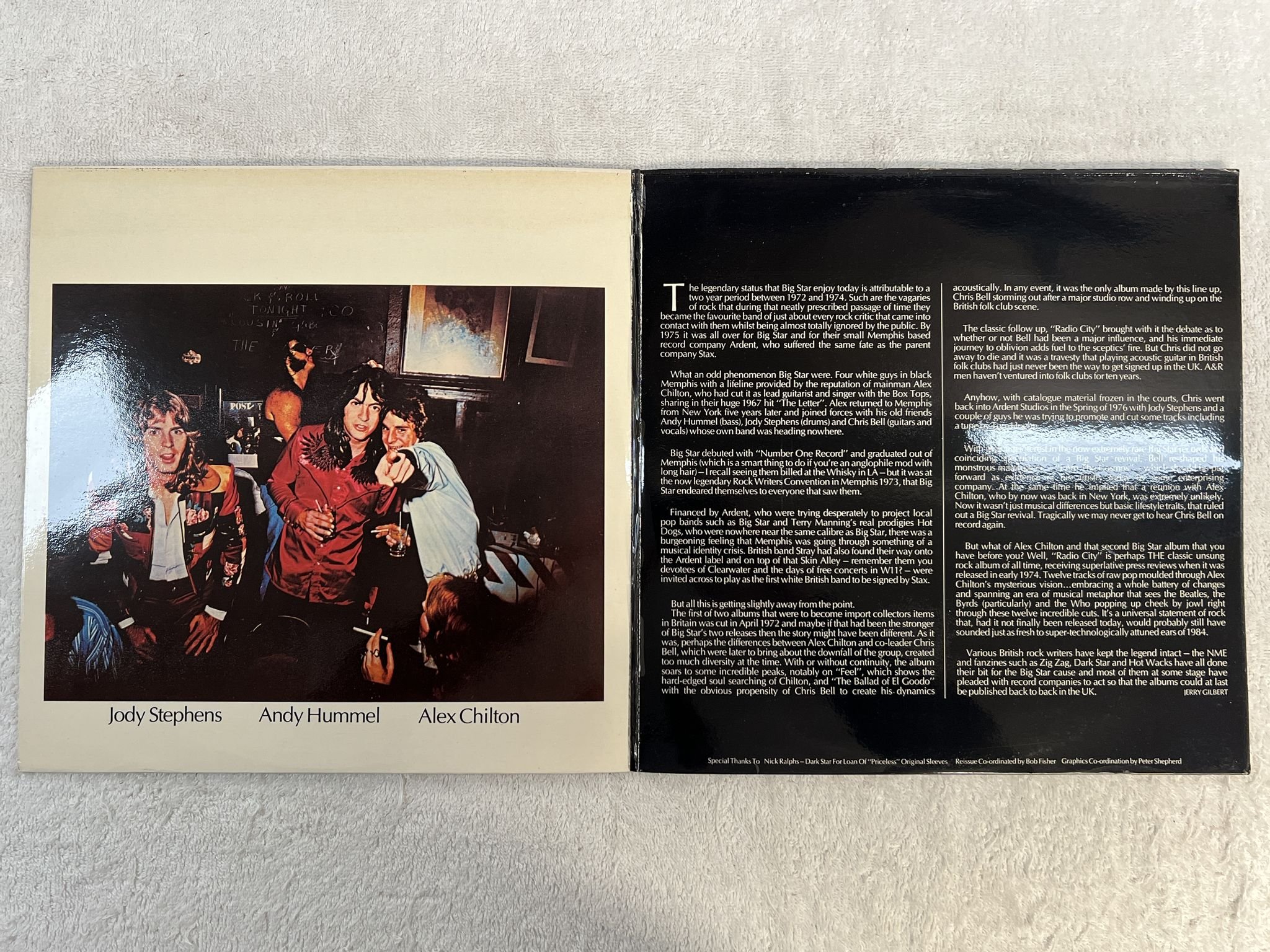 Omslagsbild för skivan BIG STAR #1 Record / Radio City 2xLP -78 UK STAX SXSP 302 *** POWER POP ***