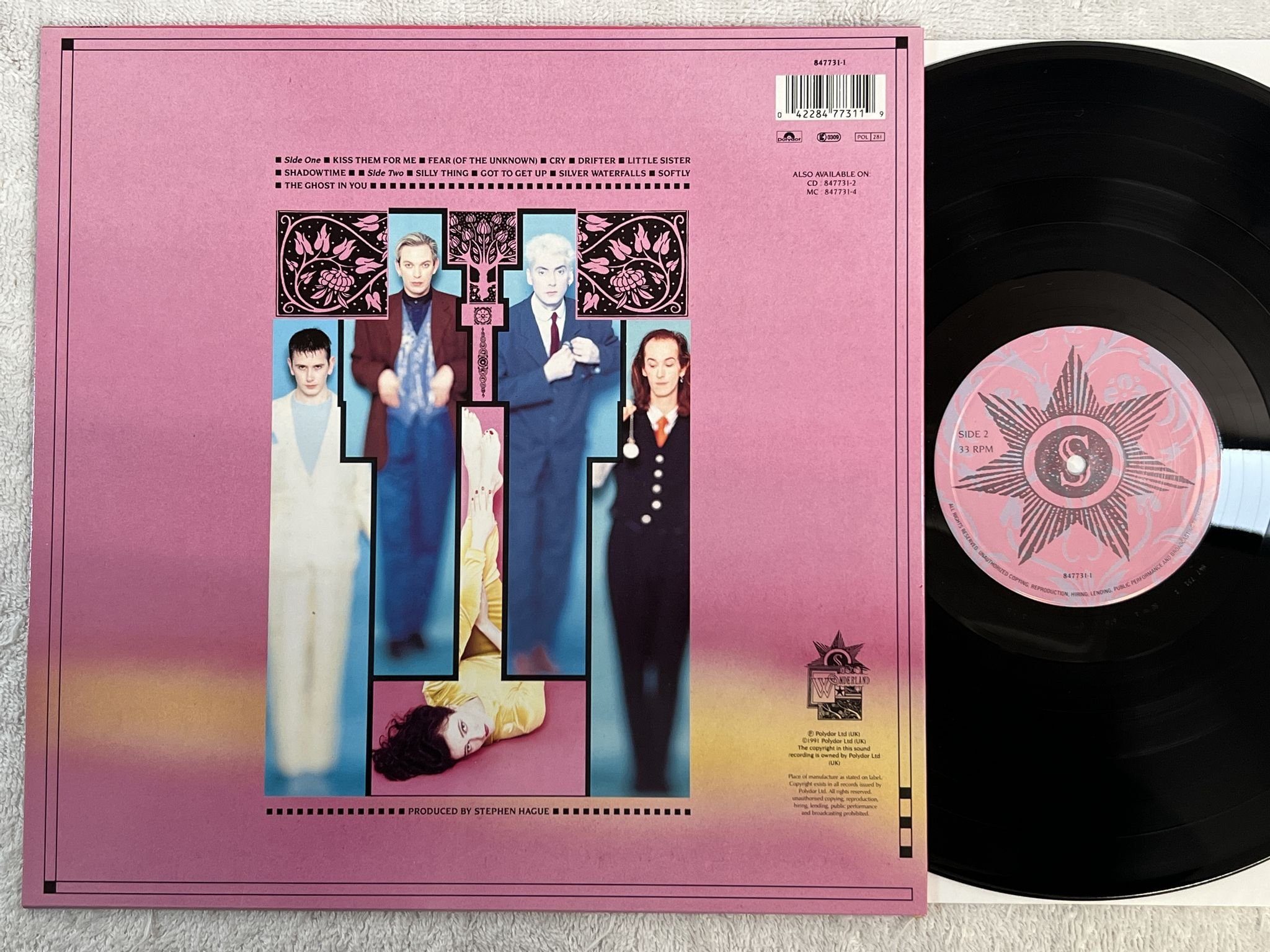 Omslagsbild för skivan SIOUXSIE & THE BANSHEES superstition LP -91 Hol POLYDOR 847731-1