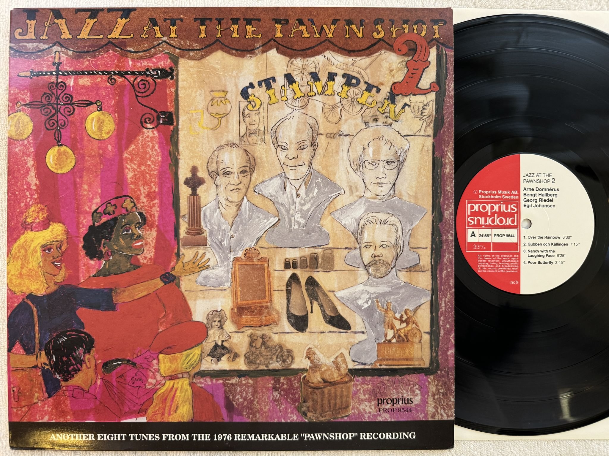 Omslagsbild för skivan V/A jazz at the pawnshop 2 LP -91 PROPRIUS PROP 9544 ** Audiophile **
