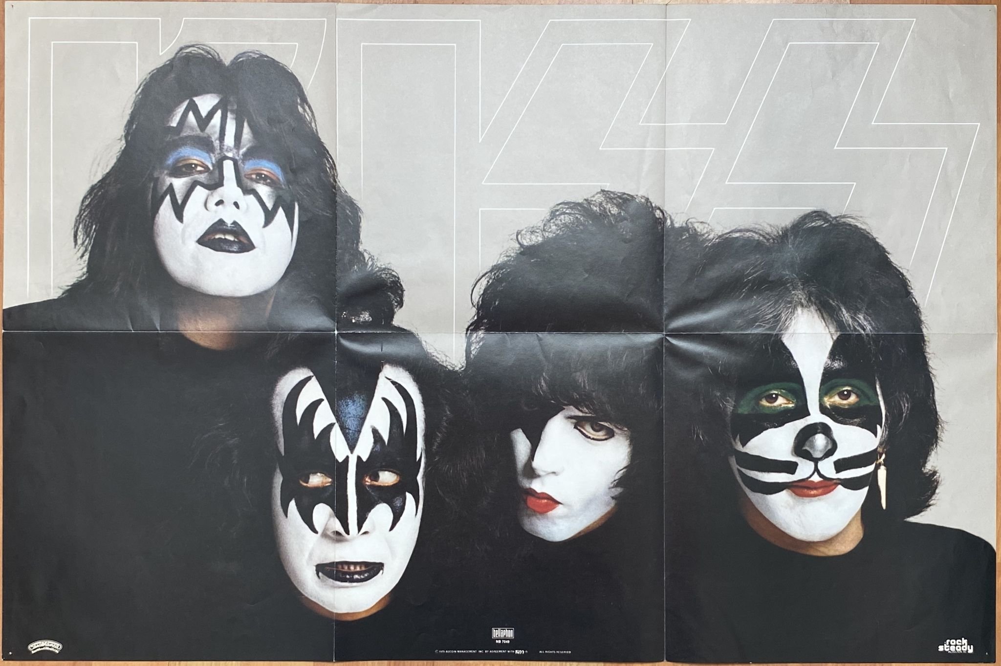Omslagsbild för skivan KISS dynasty LP -79 Ger NB 7049 *** RED VINYL + POSTER ***