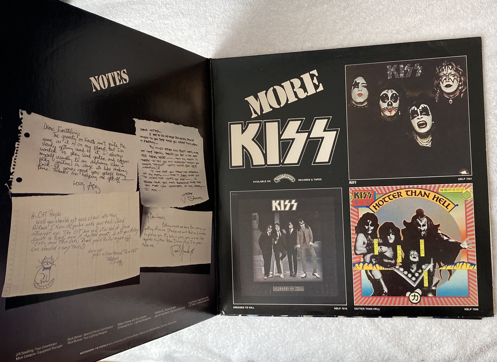 Omslagsbild för skivan KISS alive 2xLP -74 US CASABLANCA NBLP 7020 *** w/ booklet ***