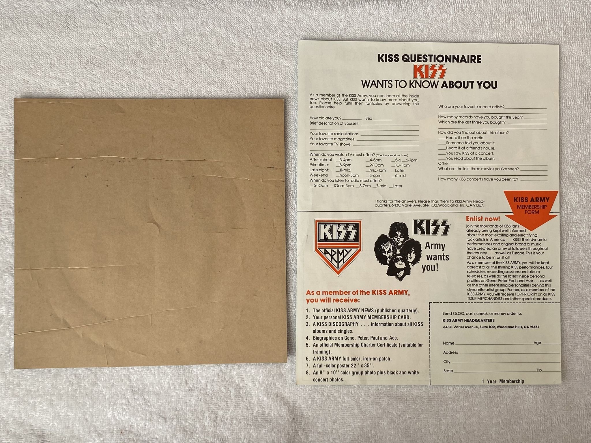 Omslagsbild för skivan KISS rock and roll over LP -76 US CASABLANCA NBLP 7037 *** stickers ***