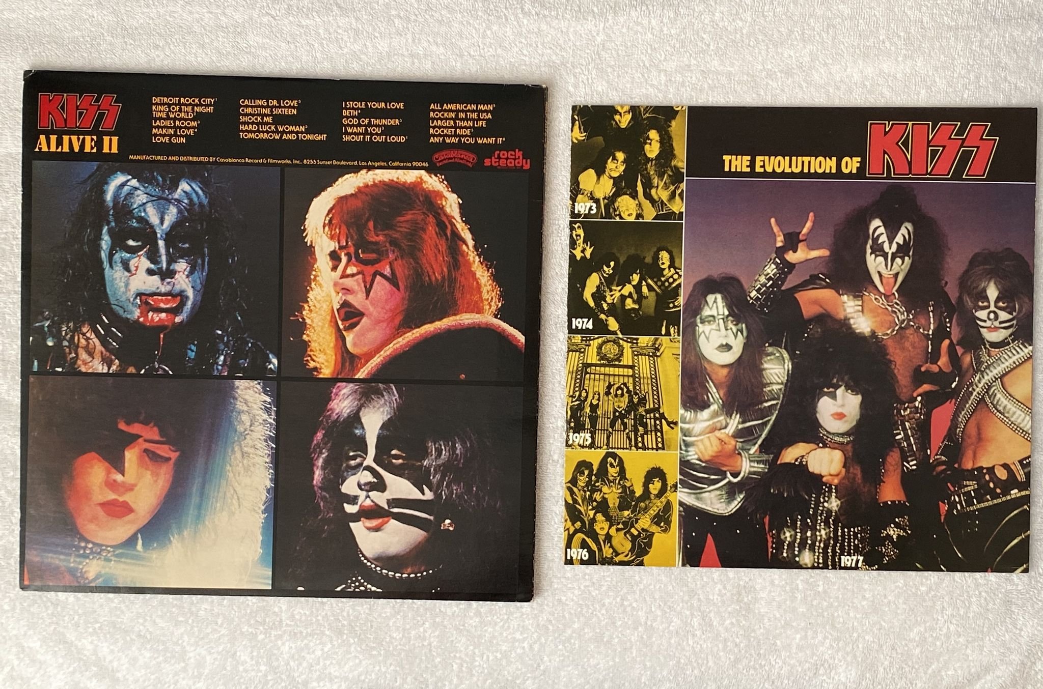 Omslagsbild för skivan KISS alive II 2xLP -77 US CASABLANCA NBLP 7076-2 *** w/ booklet ***