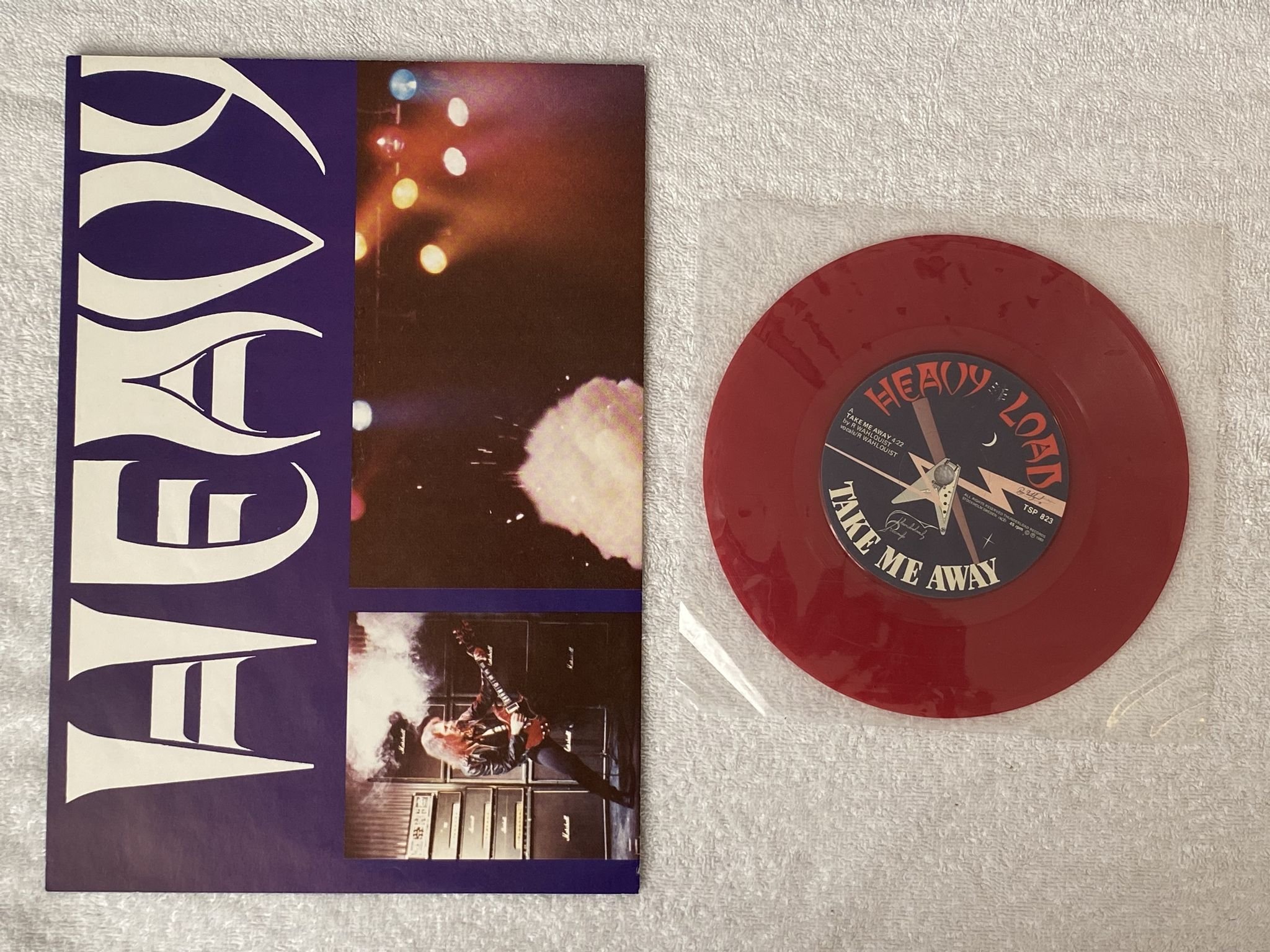 Omslagsbild för skivan HEAVY LOAD Death Or Glory LP + 7" THUNDERLOAD TLP 822 *** RED 45 + POSTER ***