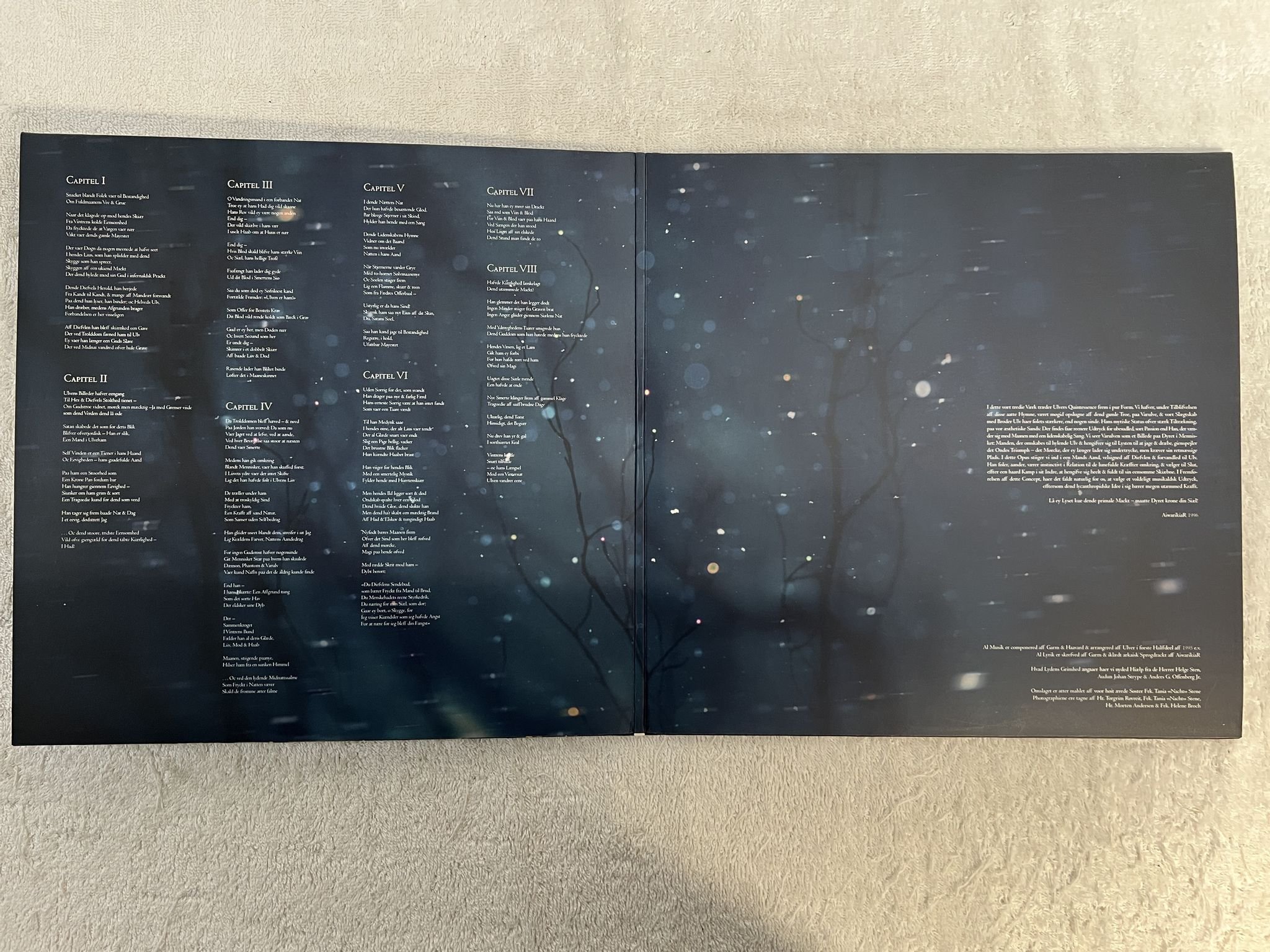 Omslagsbild för skivan ULVER Nattens Madrigal LP re 2019 Ger CENTURY MEDIA 19075950471 * Black Metal *