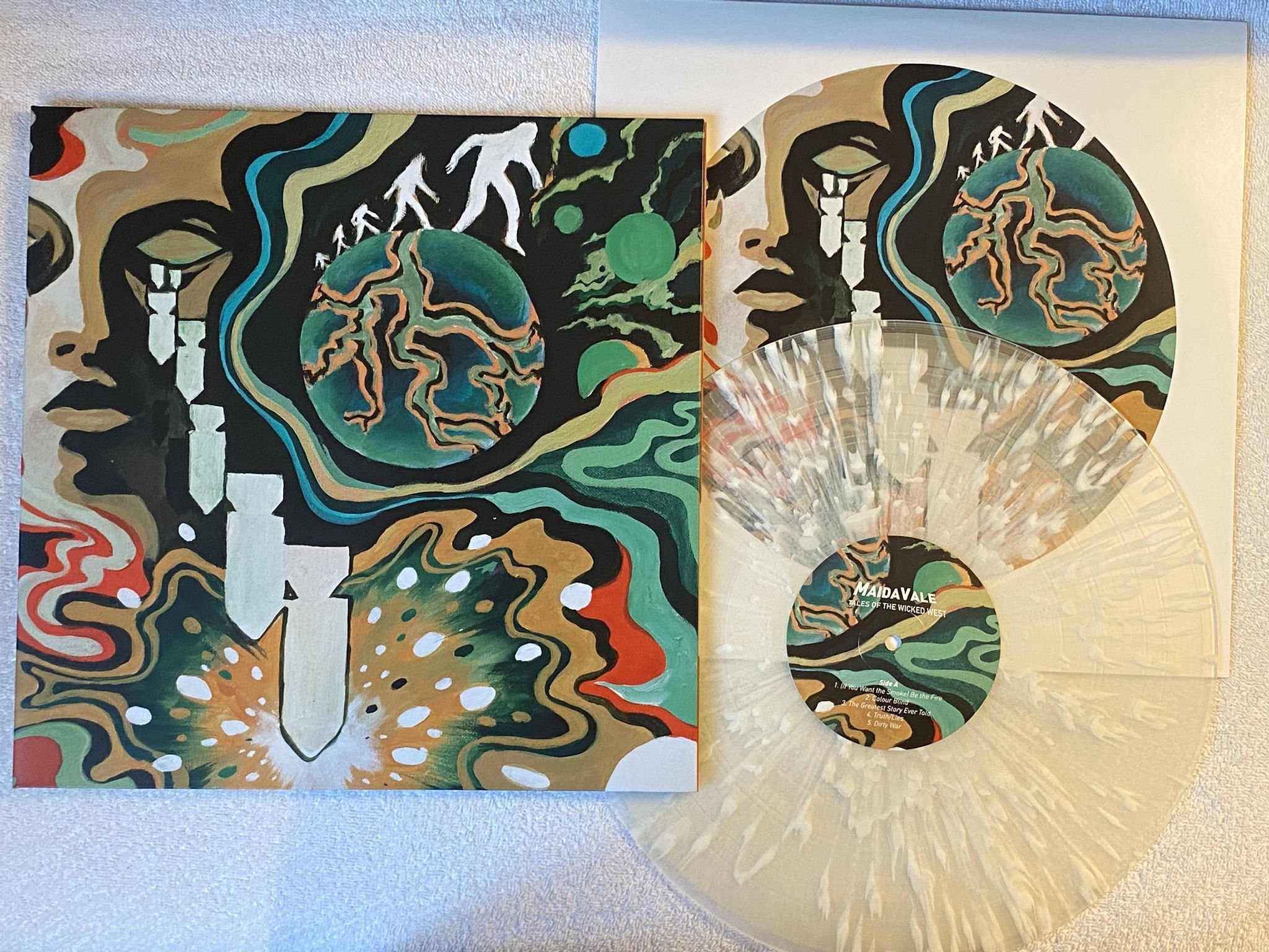Omslagsbild för skivan MAIDAVALE Tales Of The Wicked West LP 2016 Swe THE SIGN CRC005 *** PSYCH ***