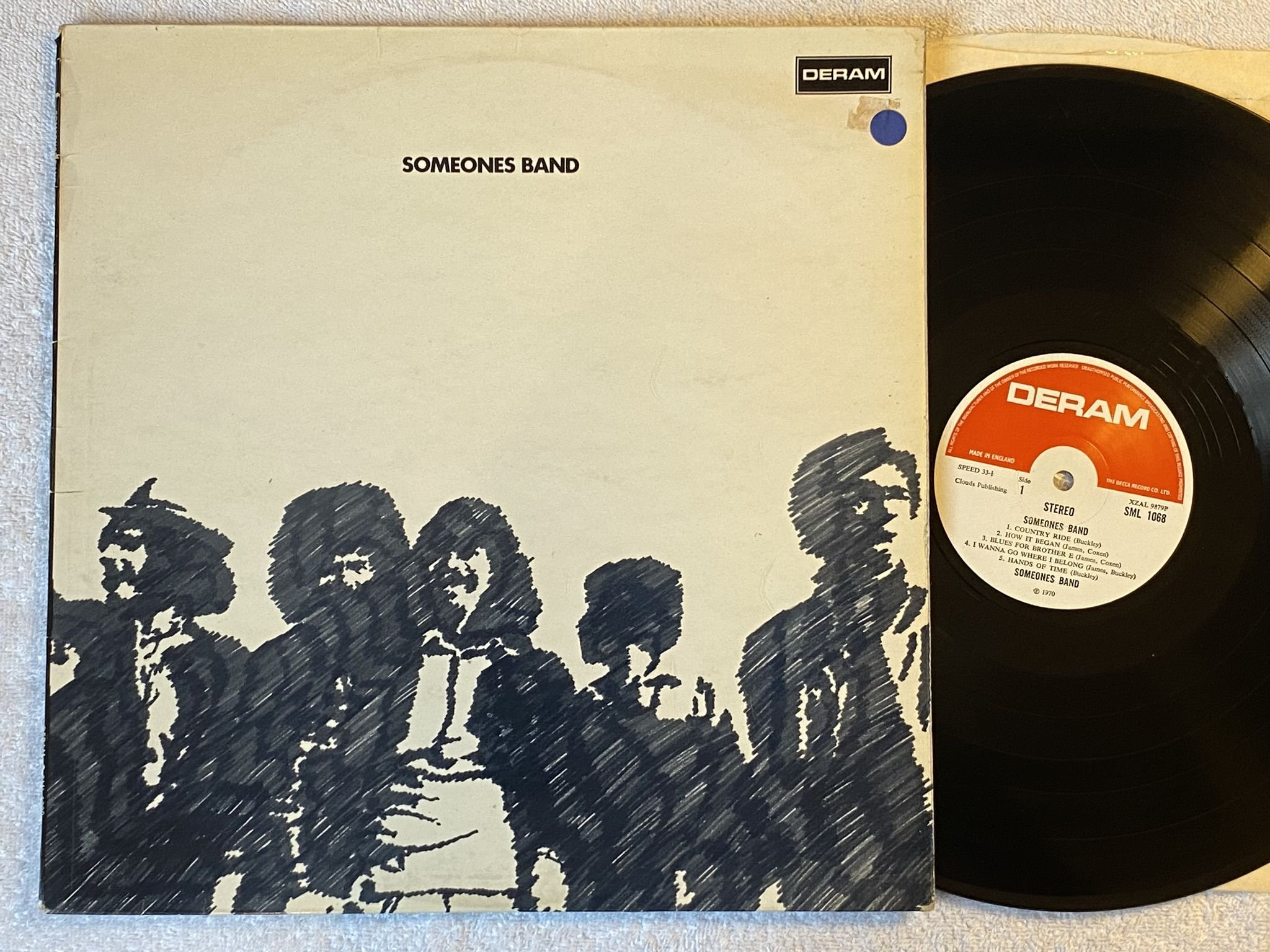 Omslagsbild för skivan SOMEONES BAND s/t LP -70 UK DERAM SML 1068 *** RARE PROG ***