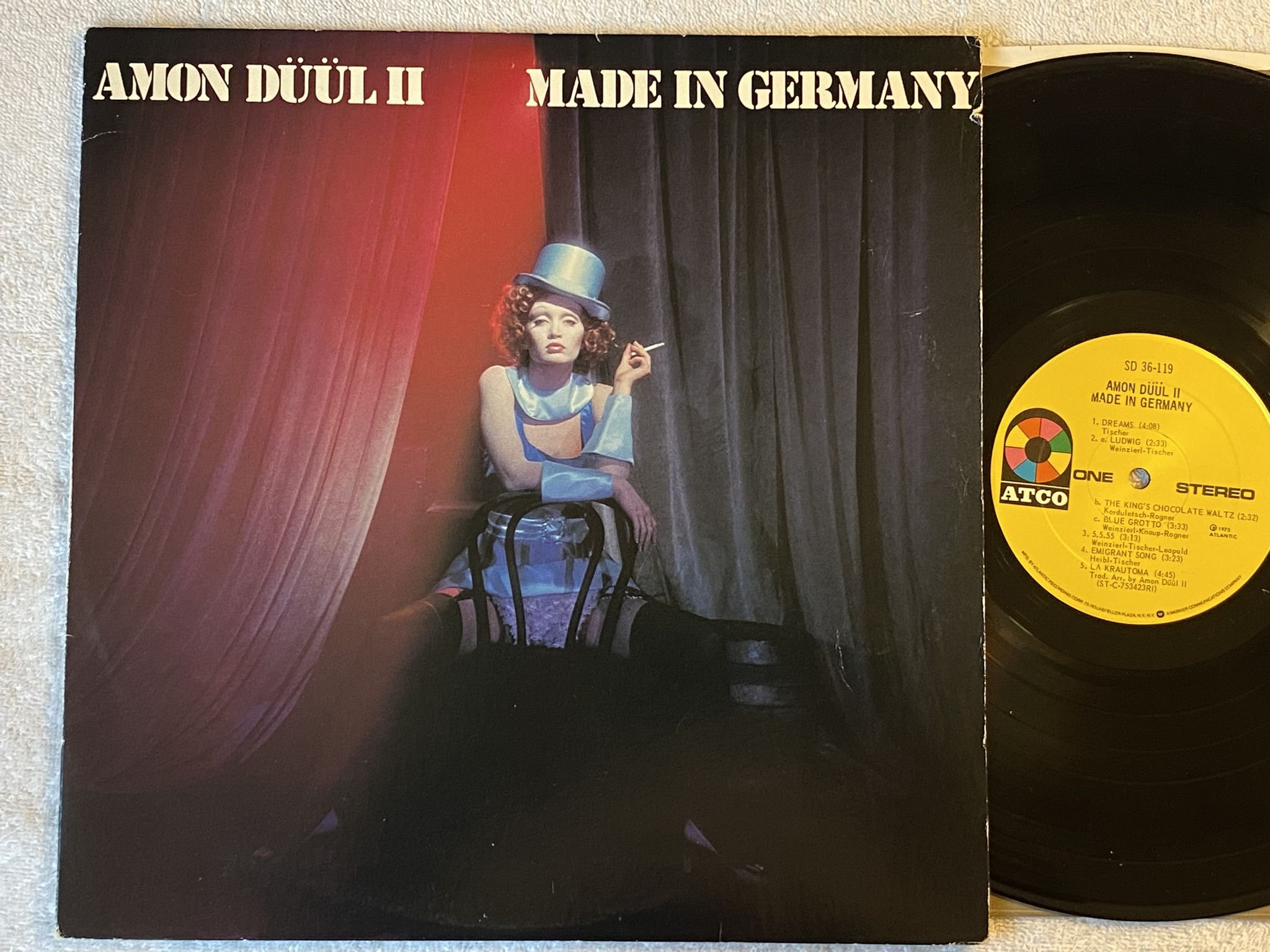 Omslagsbild för skivan AMON DÜÜL II - made in Germany LP -75 US ATCO SD 36-119