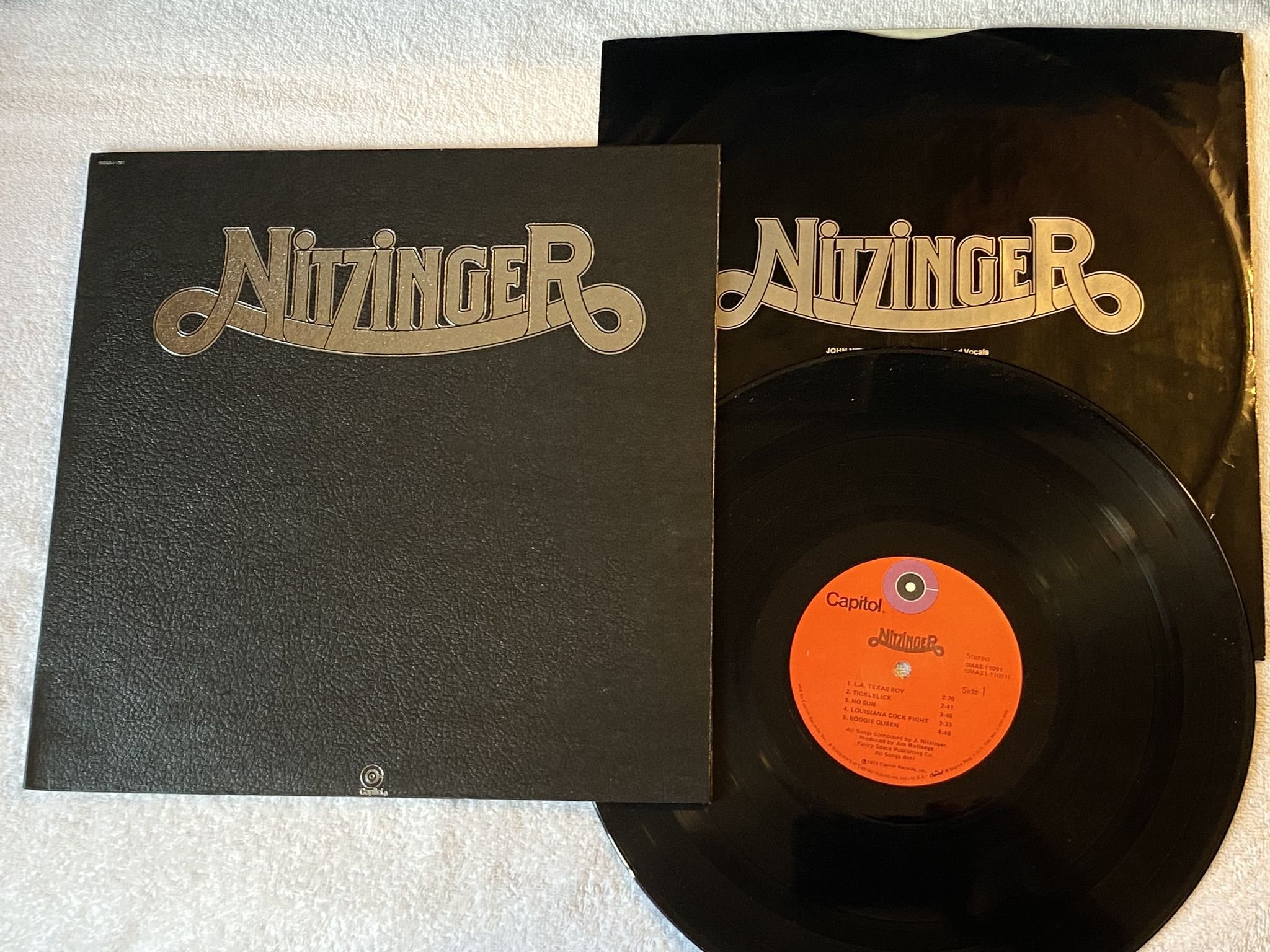 Omslagsbild för skivan NITZINGER s/t LP -72 US CAPITOL SMAS 11091