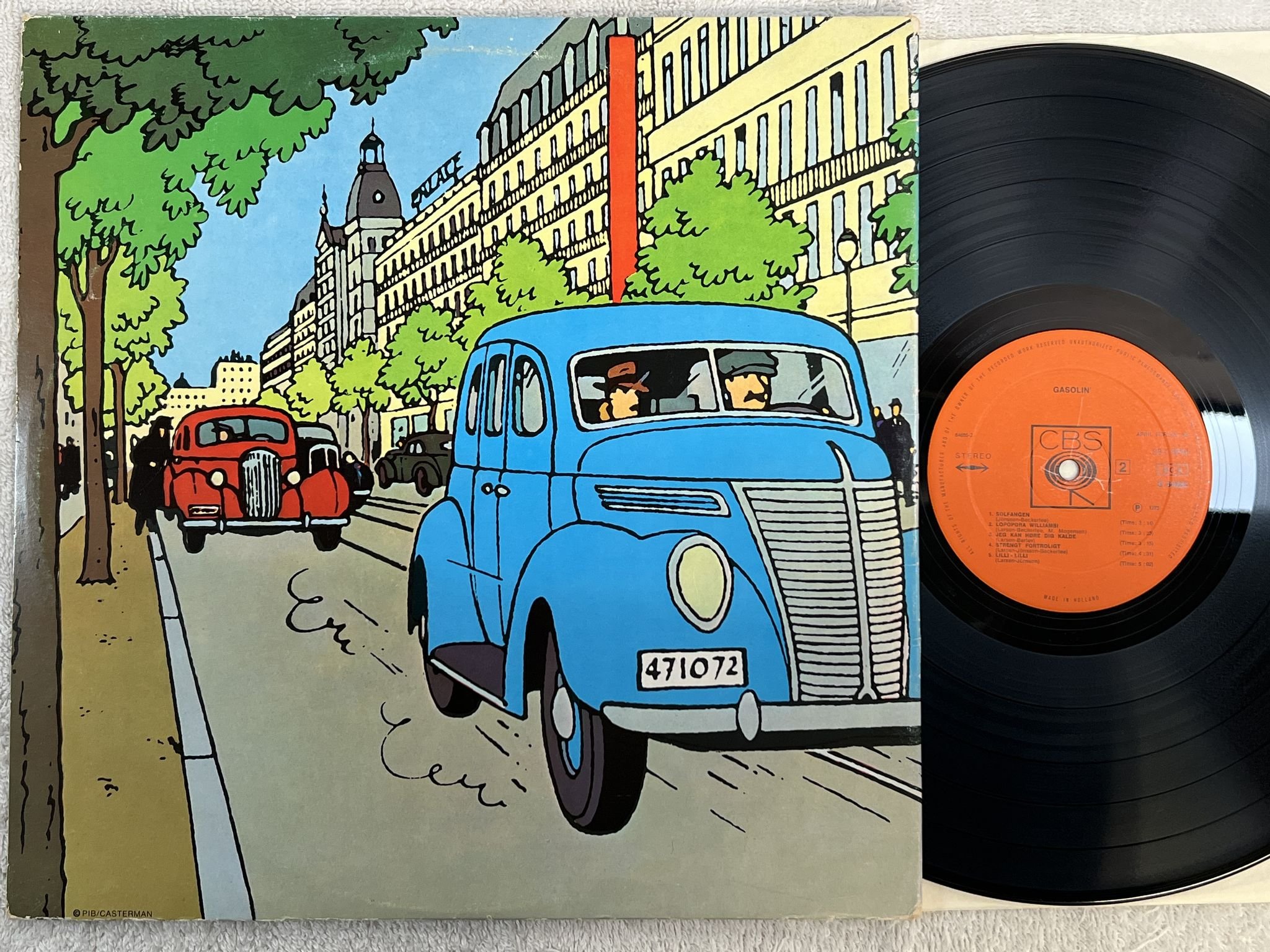 Omslagsbild för skivan GASOLIN s/t LP -73 ncb CBS S 64685