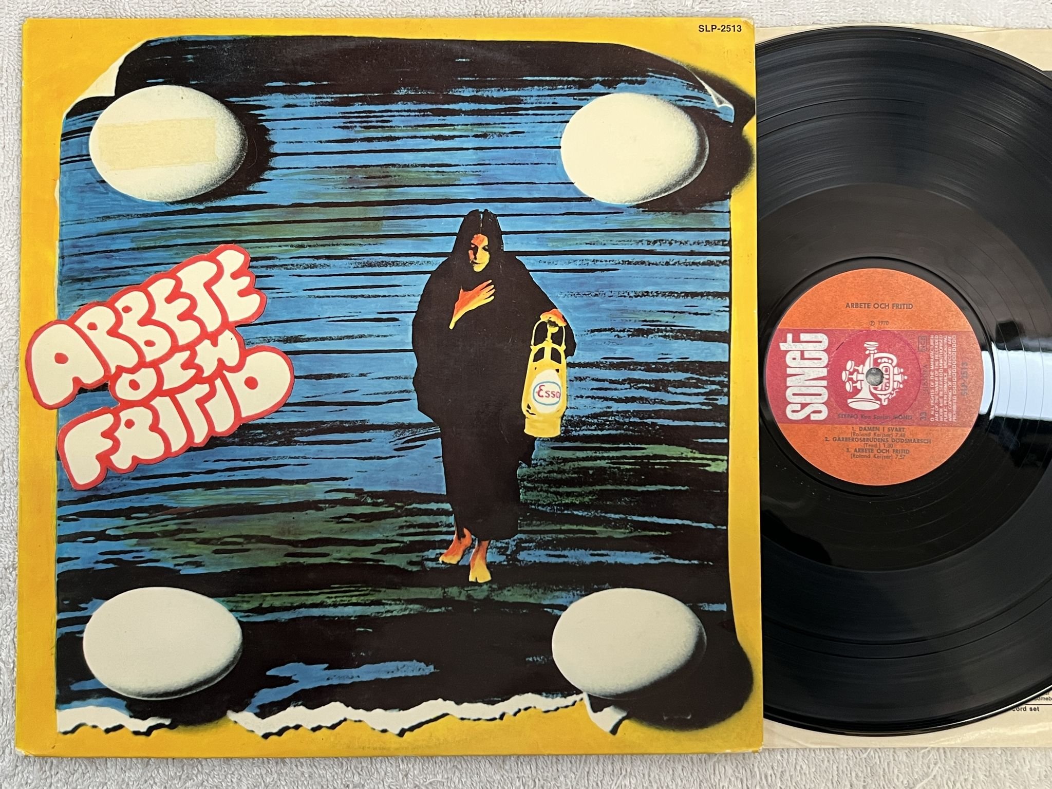 Omslagsbild för skivan ARBETE OCH FRITID s/t LP -70 Swe SONET SLP-2513 *** PROG / FOLK ***