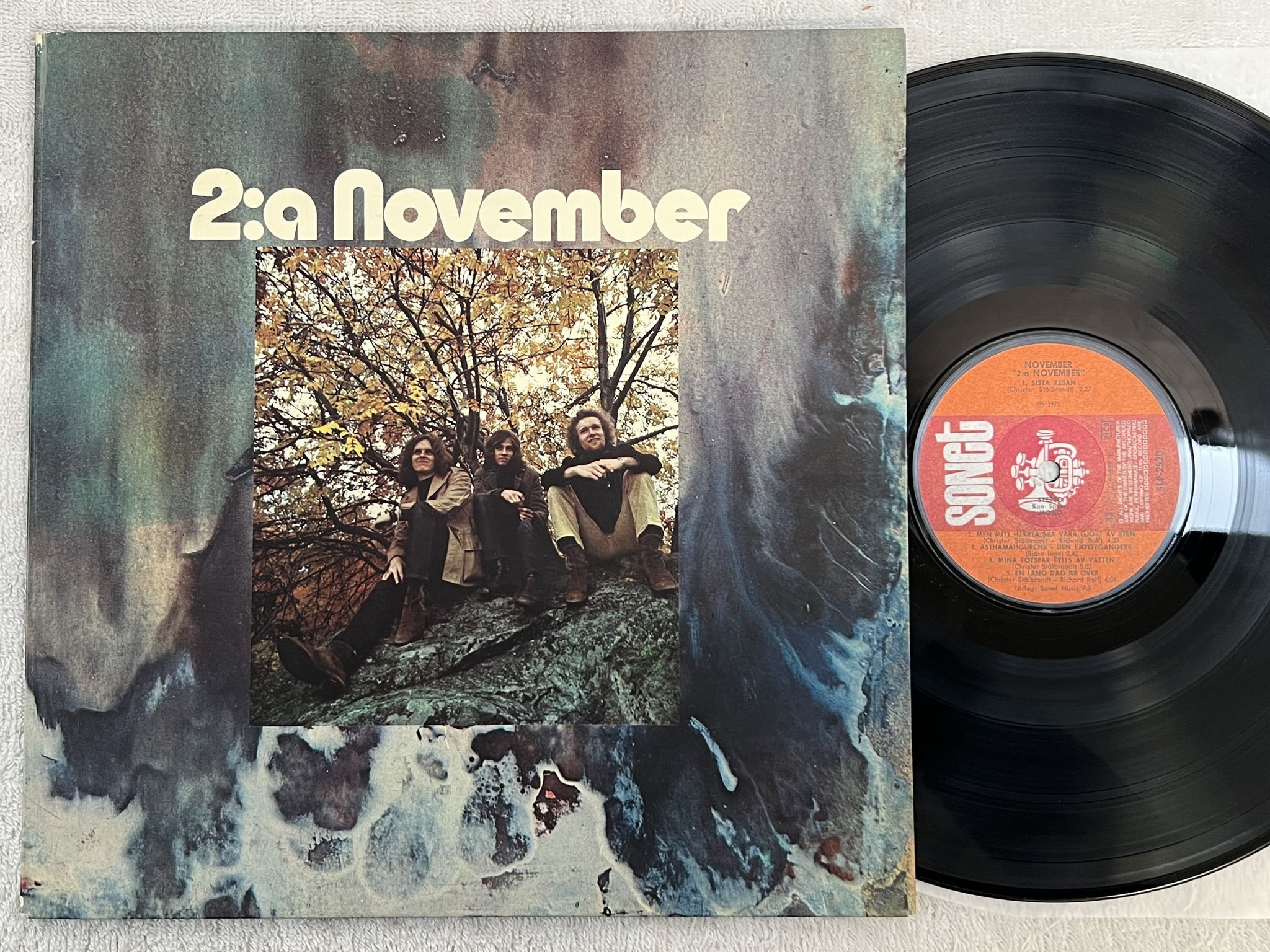 Omslagsbild för skivan NOVEMBER 2:a November LP -71 Swe SONET SLP 2520 *** HARD PROG ***