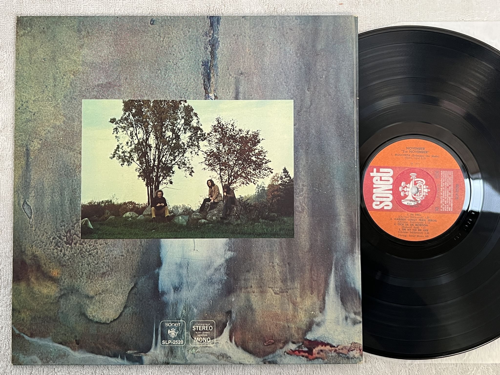 Omslagsbild för skivan NOVEMBER 2:a November LP -71 Swe SONET SLP 2520 *** HARD PROG ***