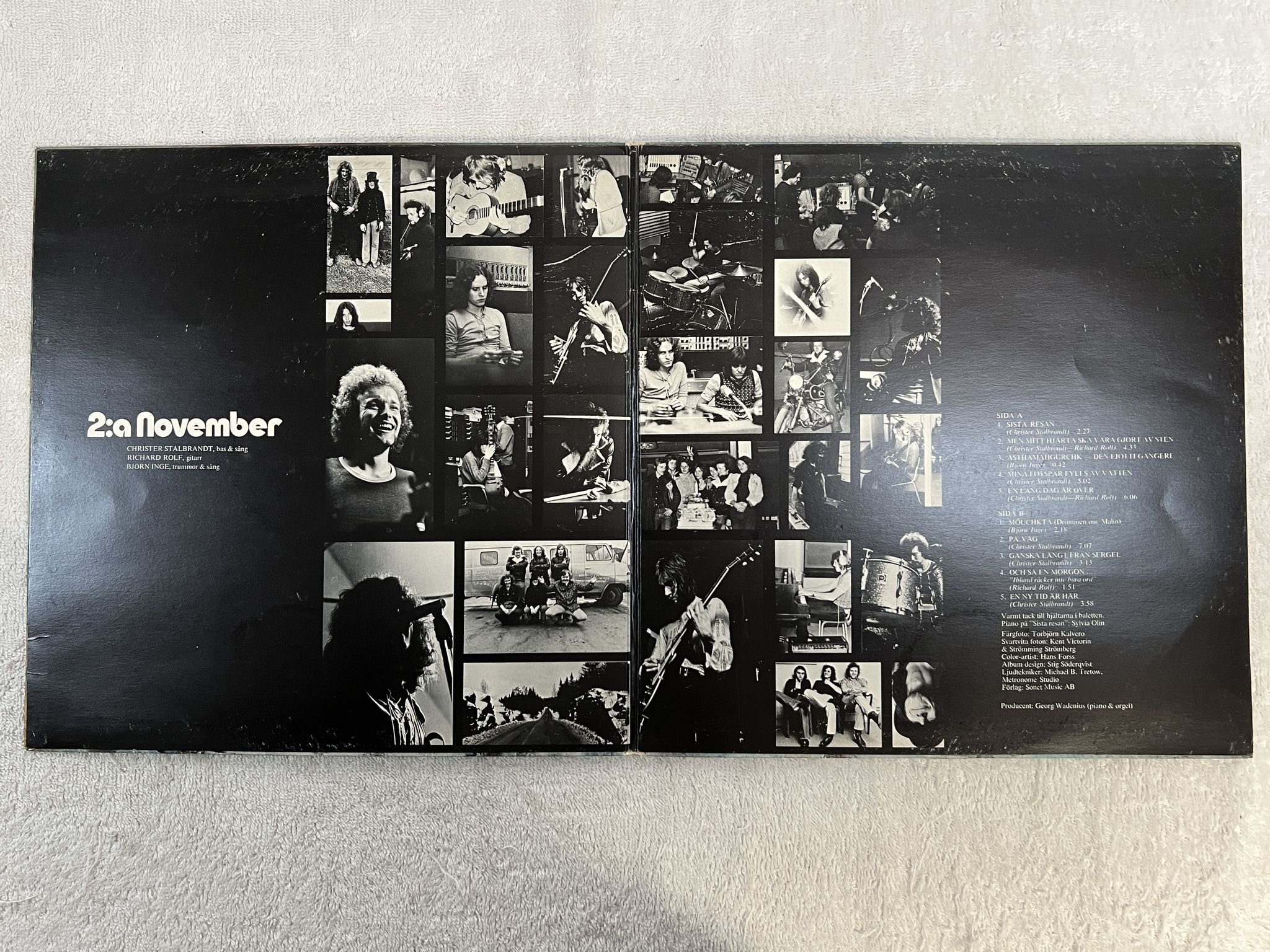 Omslagsbild för skivan NOVEMBER 2:a November LP -71 Swe SONET SLP 2520 *** HARD PROG ***