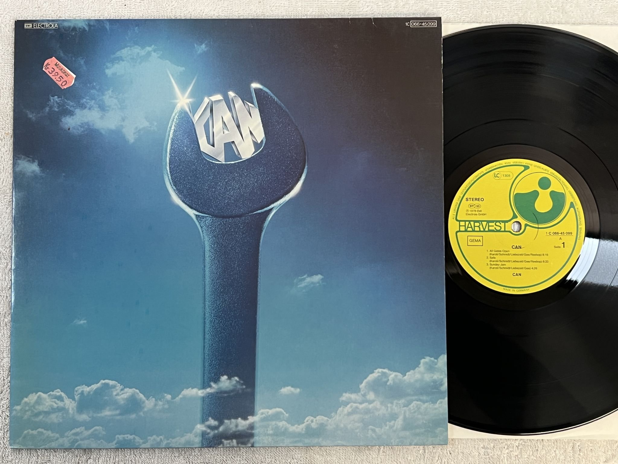 Omslagsbild för skivan CAN s/t LP -78 Ger HARVEST 1C 066-45 099 *** KRAUT / SPACE ROCK ***