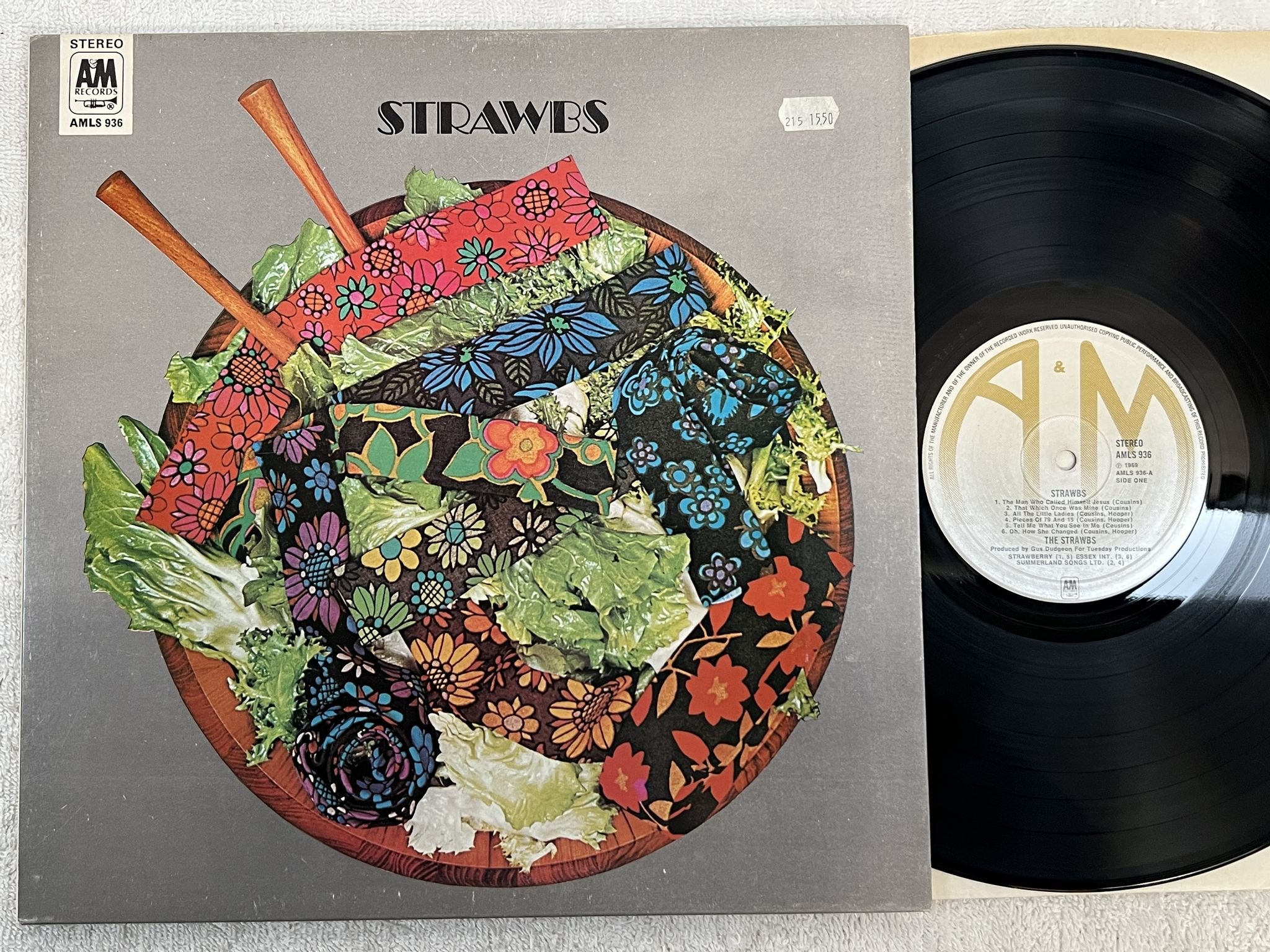 Omslagsbild för skivan THE STRAWBS strawbs LP re UK A&M AMLS 936