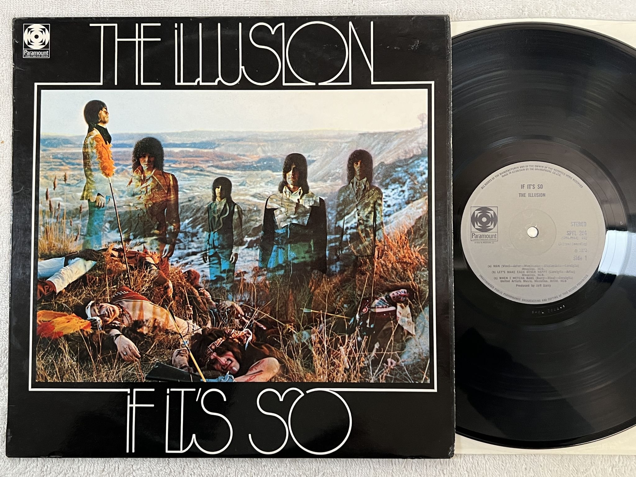 Omslagsbild för skivan THE ILLUSION If It's So LP -70 UK PARAMOUNT SPFL 264 *** PSYCH ***