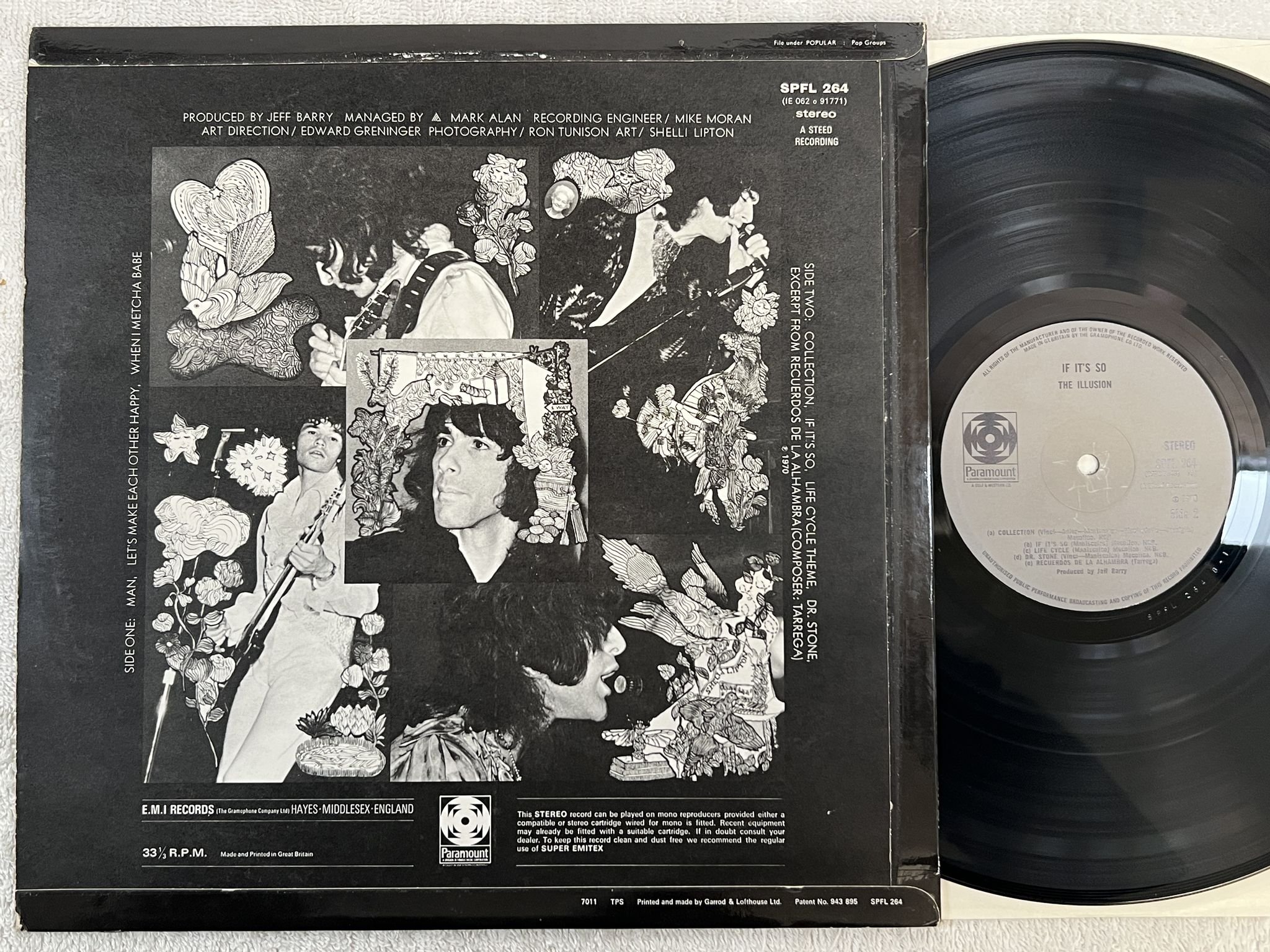 Omslagsbild för skivan THE ILLUSION If It's So LP -70 UK PARAMOUNT SPFL 264 *** PSYCH ***