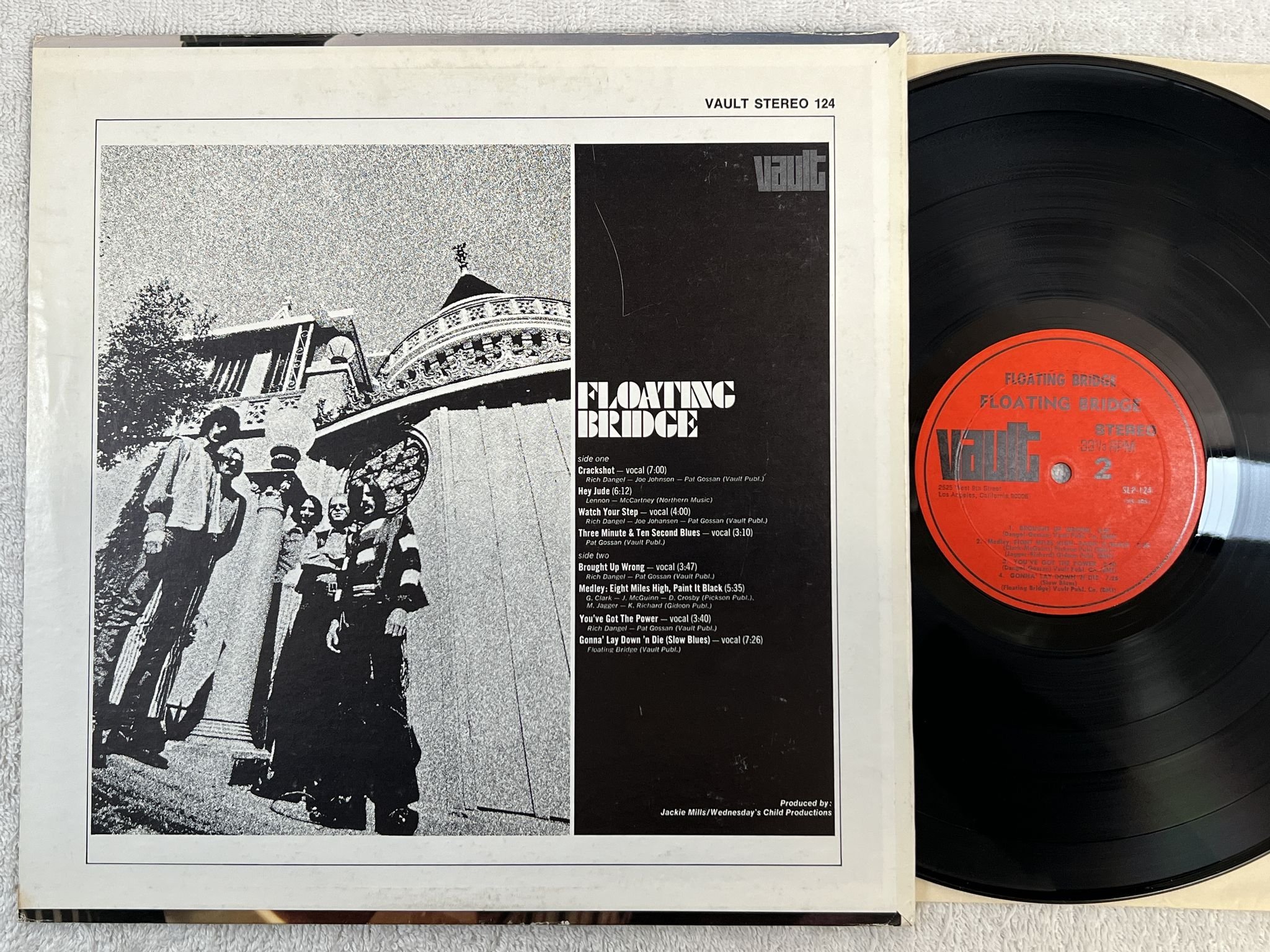 Omslagsbild för skivan FLOATING BRIDGE s/t LP -69 US VAULT SLP-124 *** ACID ROCK ***