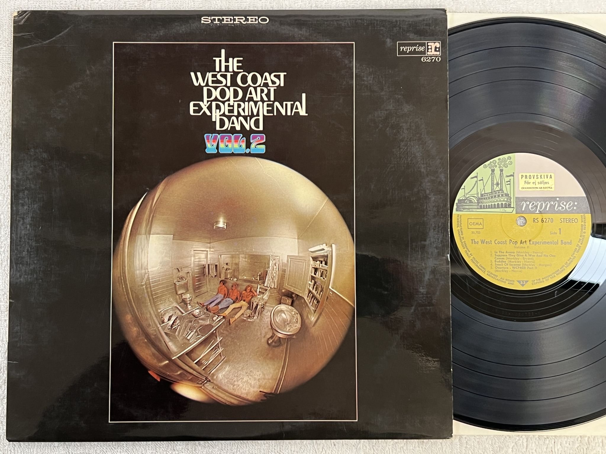 Omslagsbild för skivan THE WEST COAST POP ART EXPERIMENTAL BAND LP -67 Ger REPRISE RS 6270 ** PSYCH **