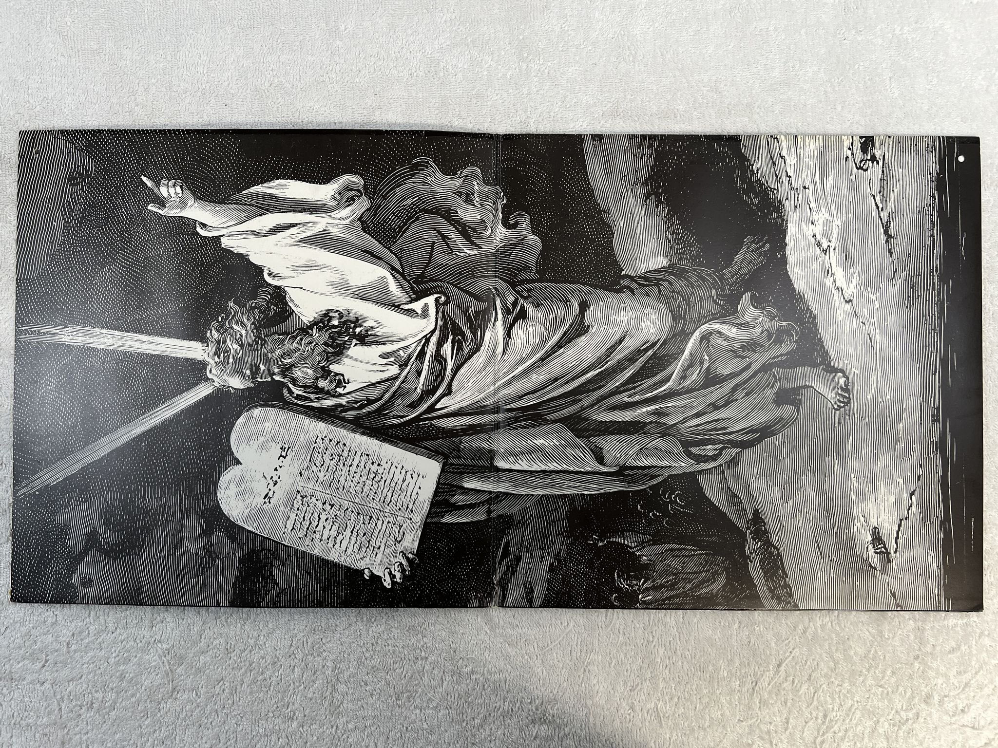 Omslagsbild för skivan LIGHT the story of Moses LP -72 Ger brain / metronome BRAIN 1013