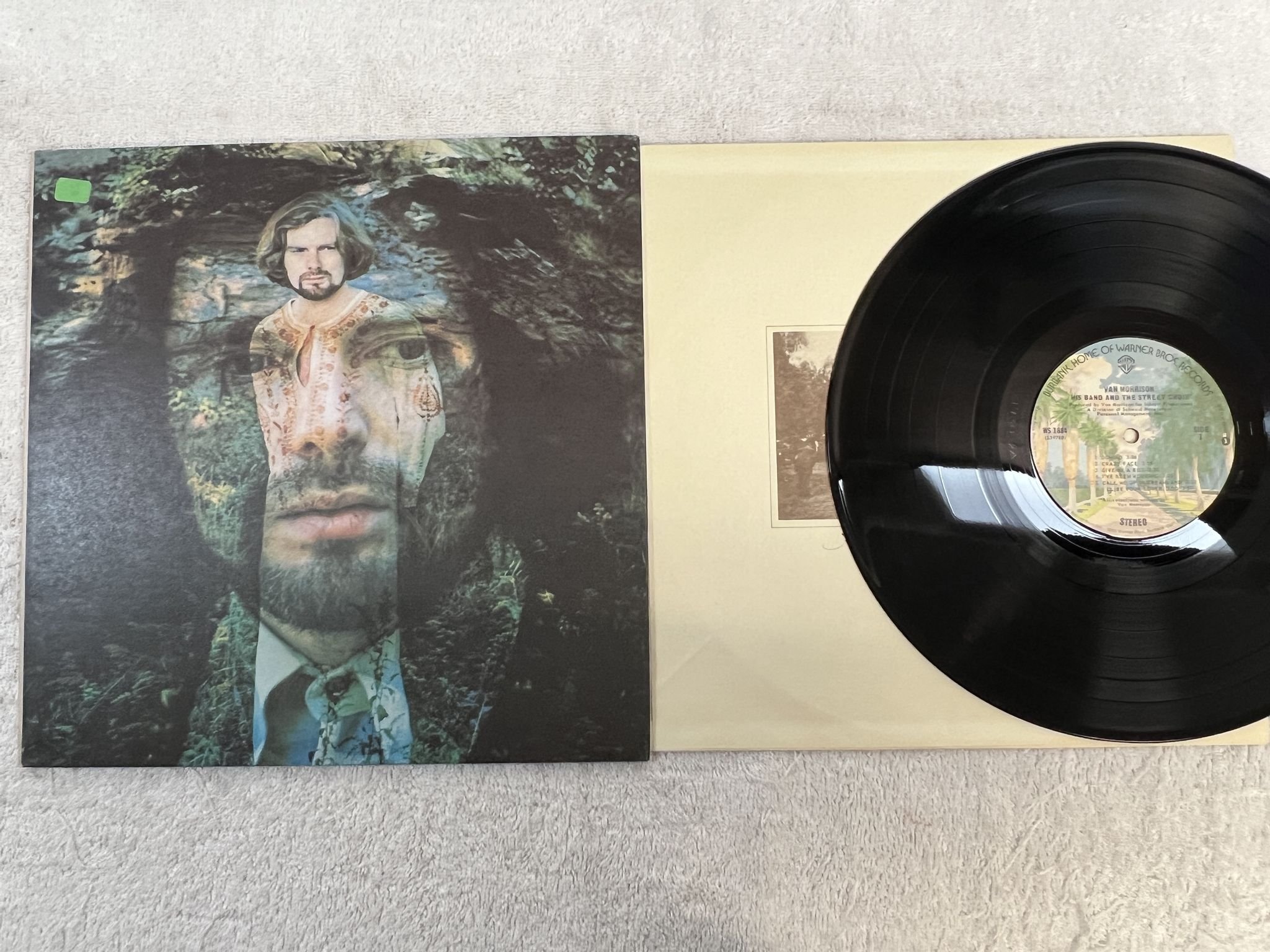 Omslagsbild för skivan VAN MORRISON his band and the street choir LP -70/73 US WARNER WS 1884