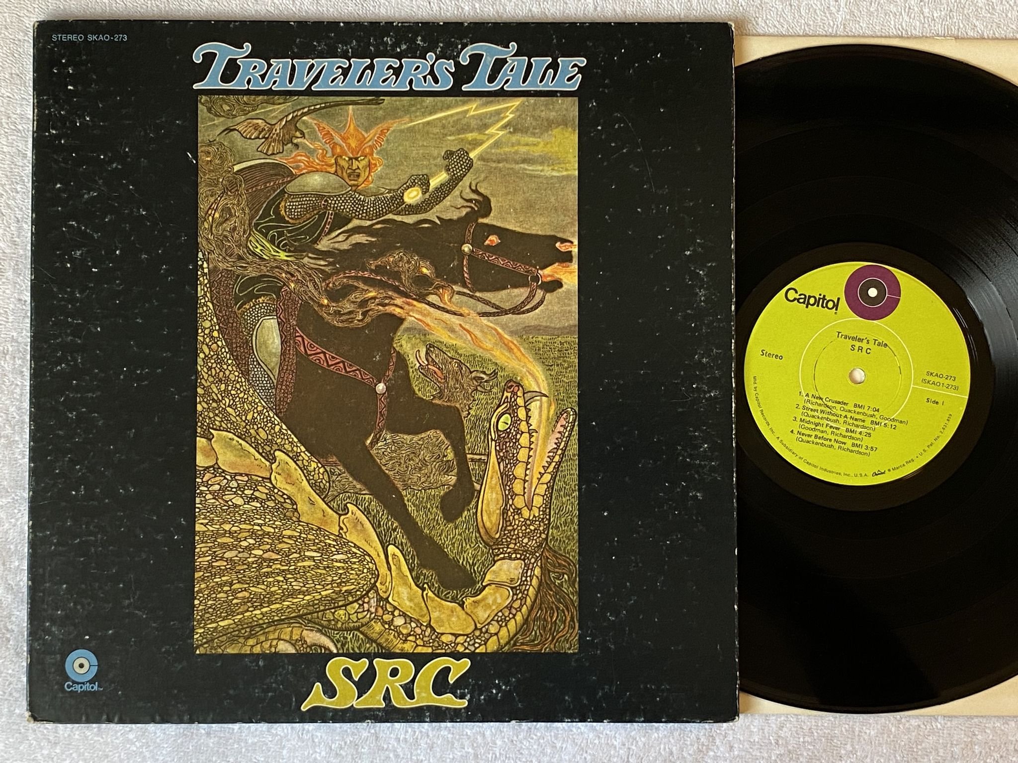 Omslagsbild för skivan SRC traveler's tale LP -70 US CAPITOL SKAO 273 ** PSYCH / PROG **