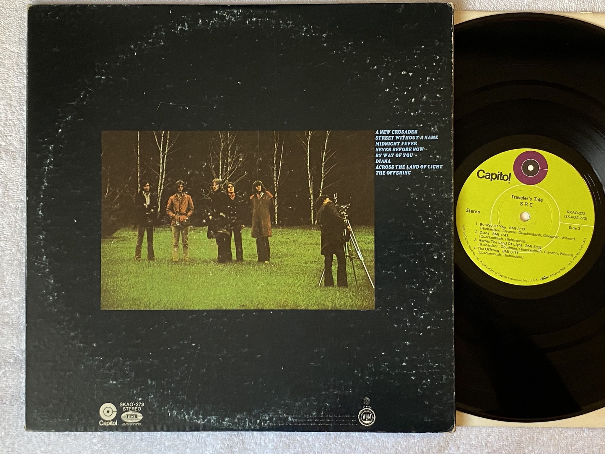 Omslagsbild för skivan SRC traveler's tale LP -70 US CAPITOL SKAO 273 ** PSYCH / PROG **