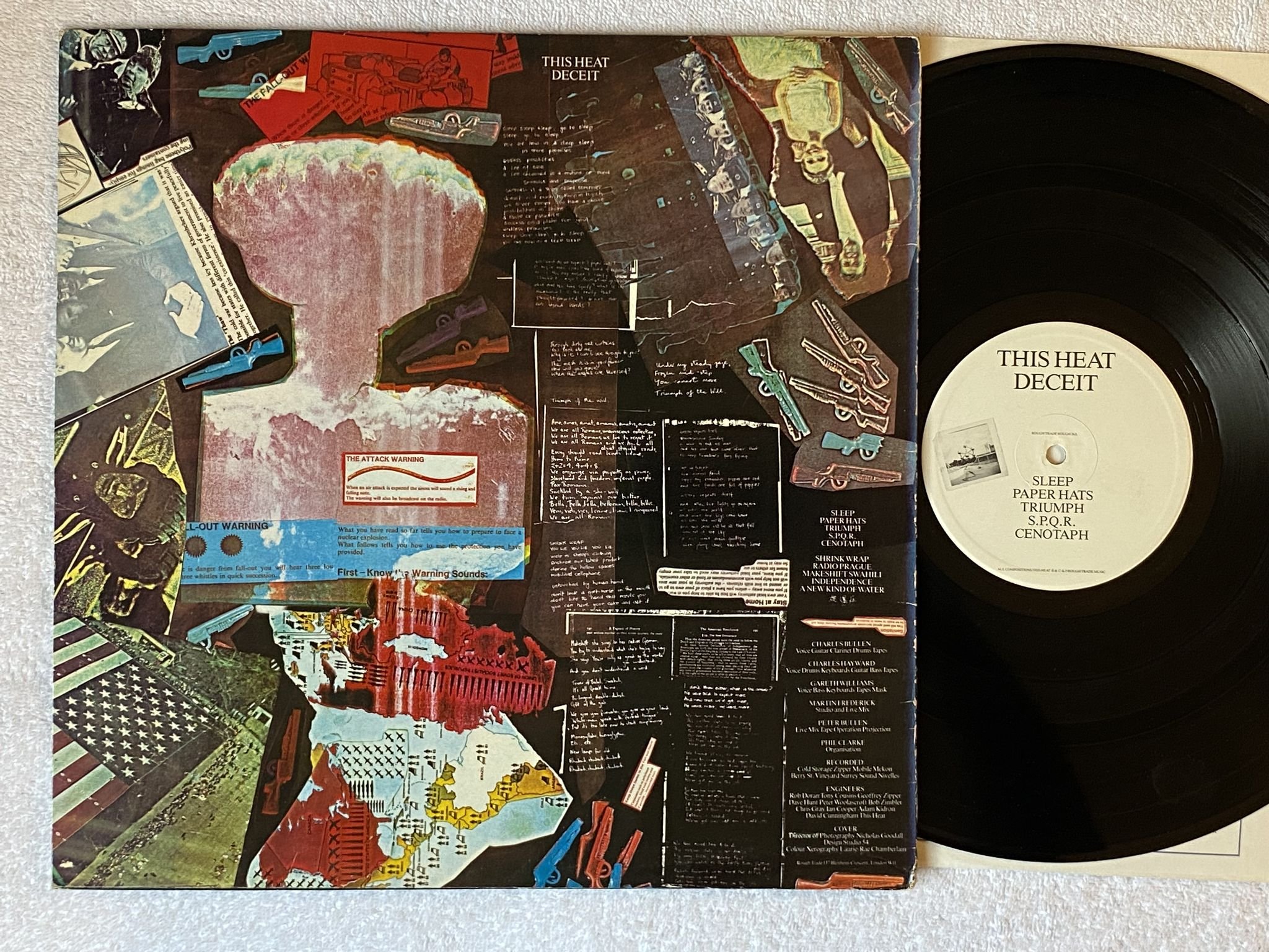 Omslagsbild för skivan THIS HEAT deceit LP -81 UK ROUGH TRADE ROUGH 26 *** RARE POST-PUNK ***