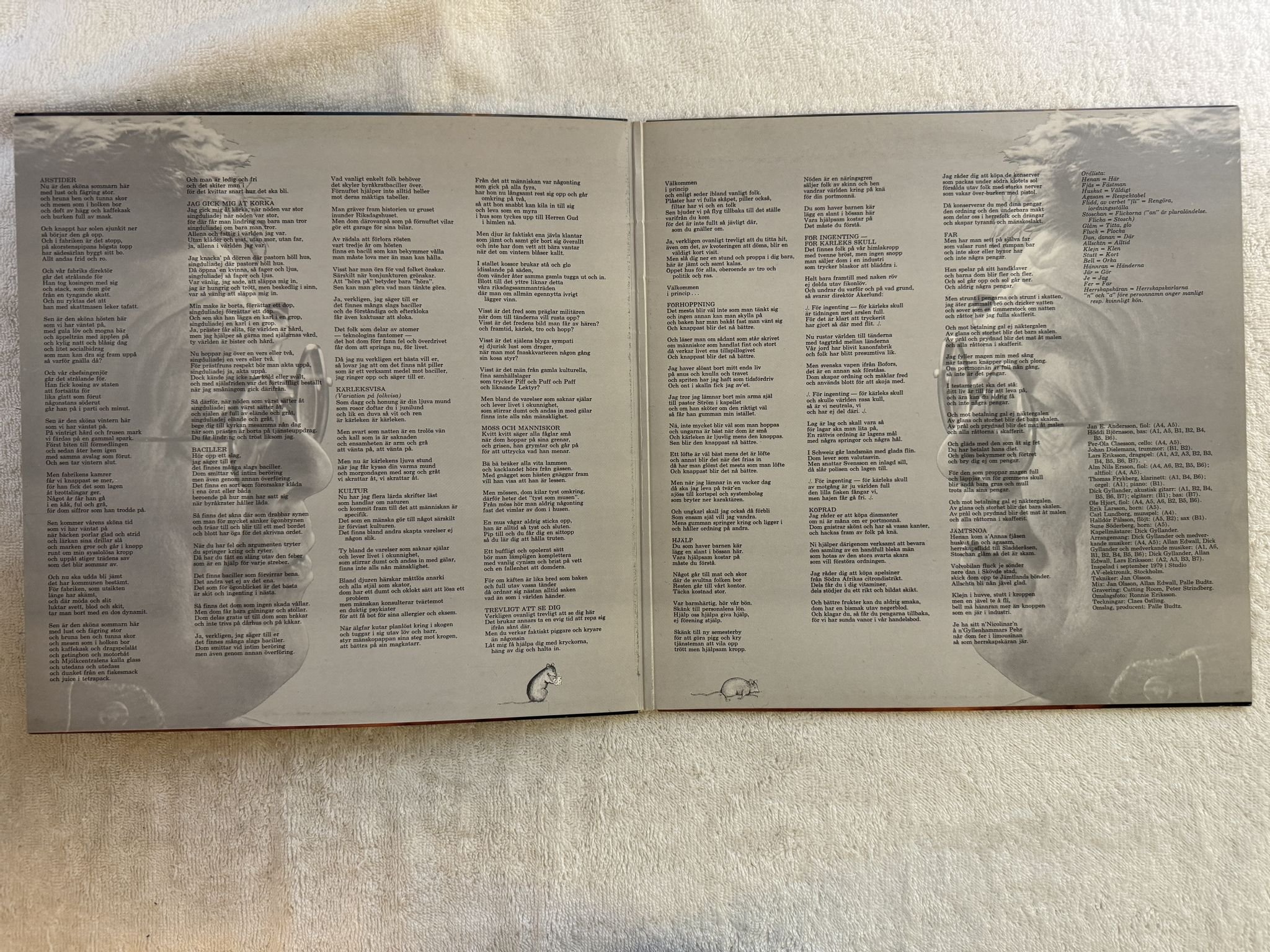 Omslagsbild för skivan ALLAN EDWALL grovdoppa LP -79 Swe A DISC BS 791022 *** För kärlekens skull ***