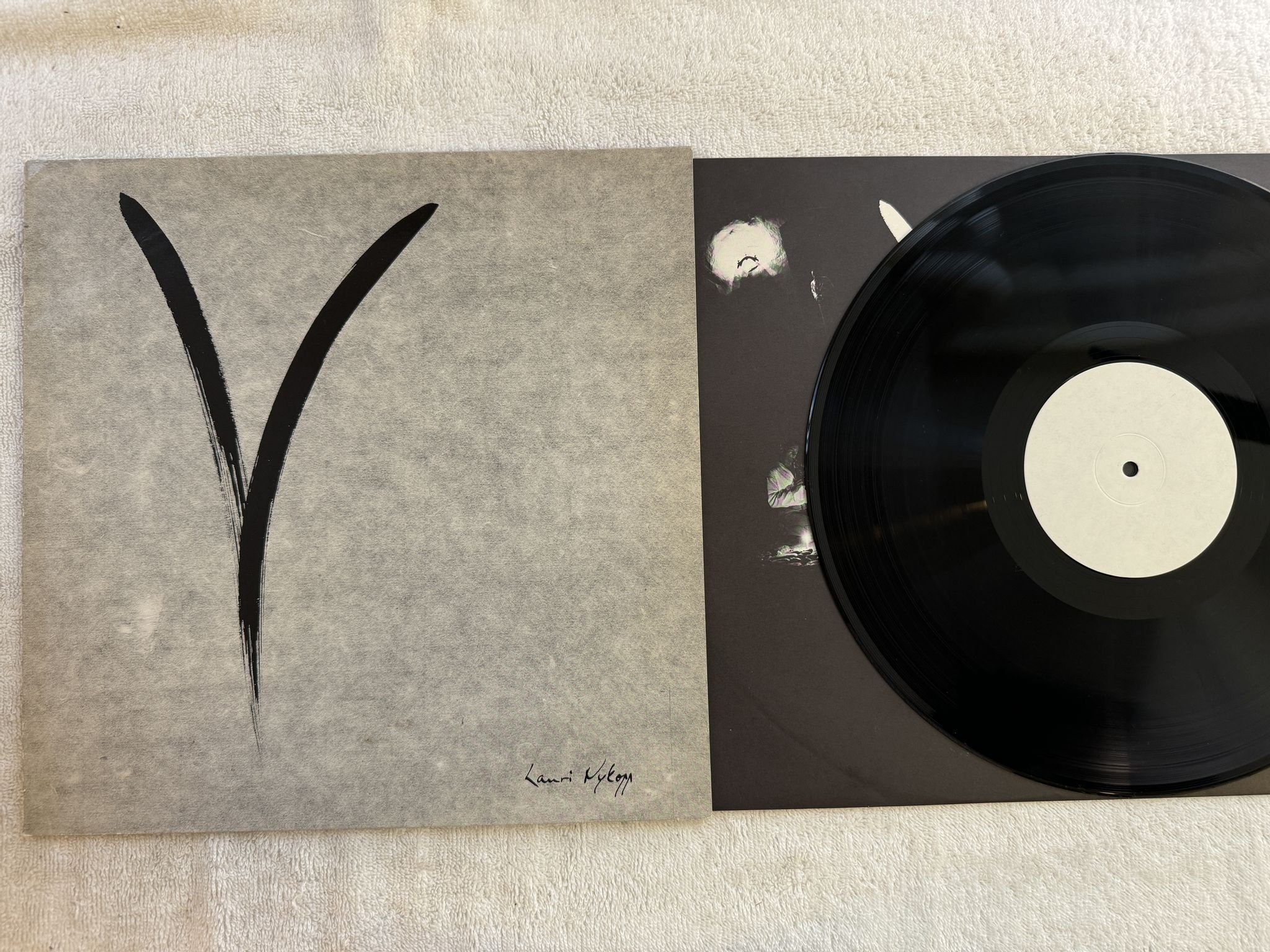 Omslagsbild för skivan LAURI NYKOPP Y - An Imaginary Ritual LP -83 Finland NOSFERATU FNL 1001 FREE JAZZ