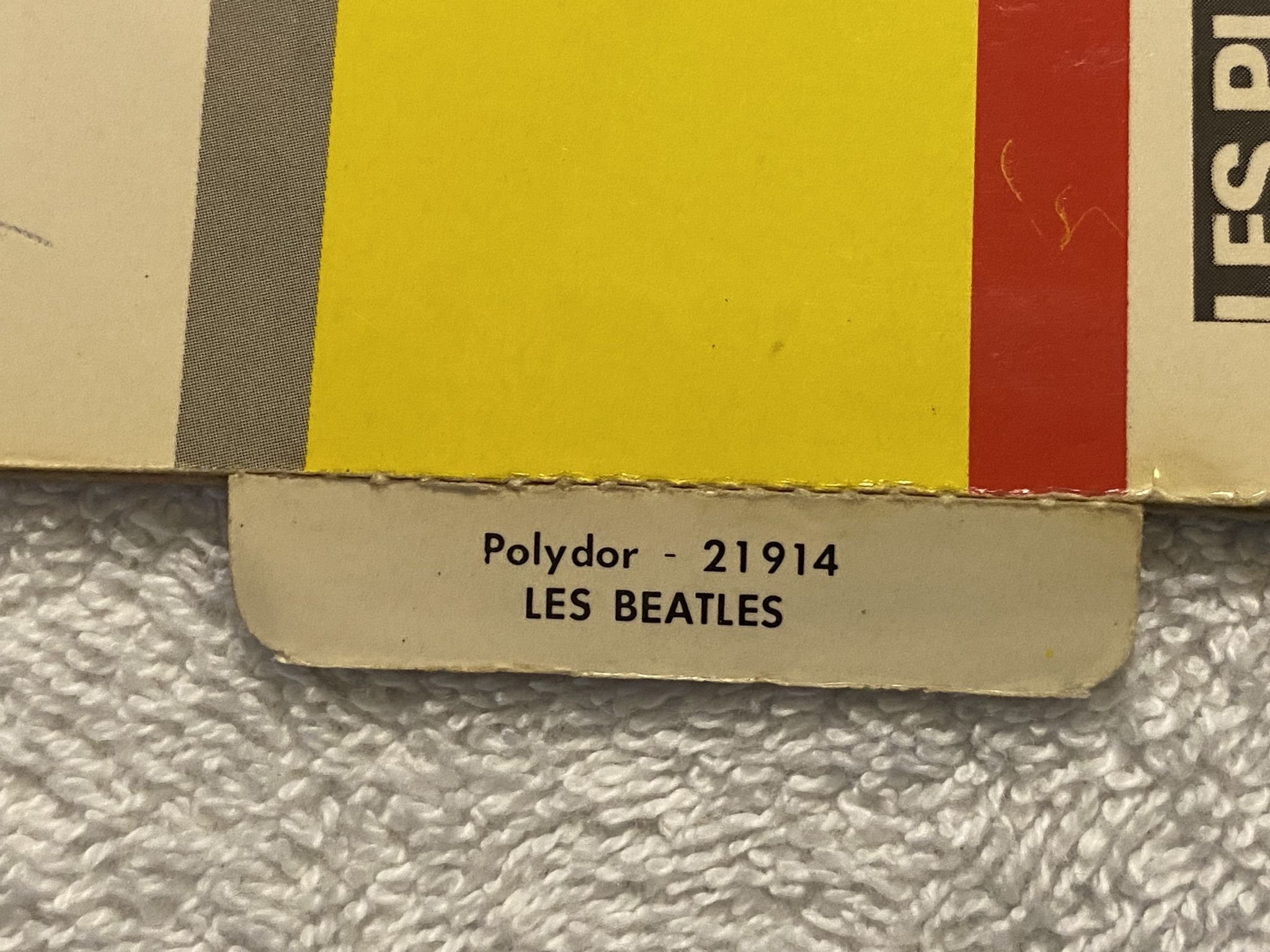 Omslagsbild för skivan LES BEATLES my Bonnie 7"ep -64 Fra POLYDOR 21 914