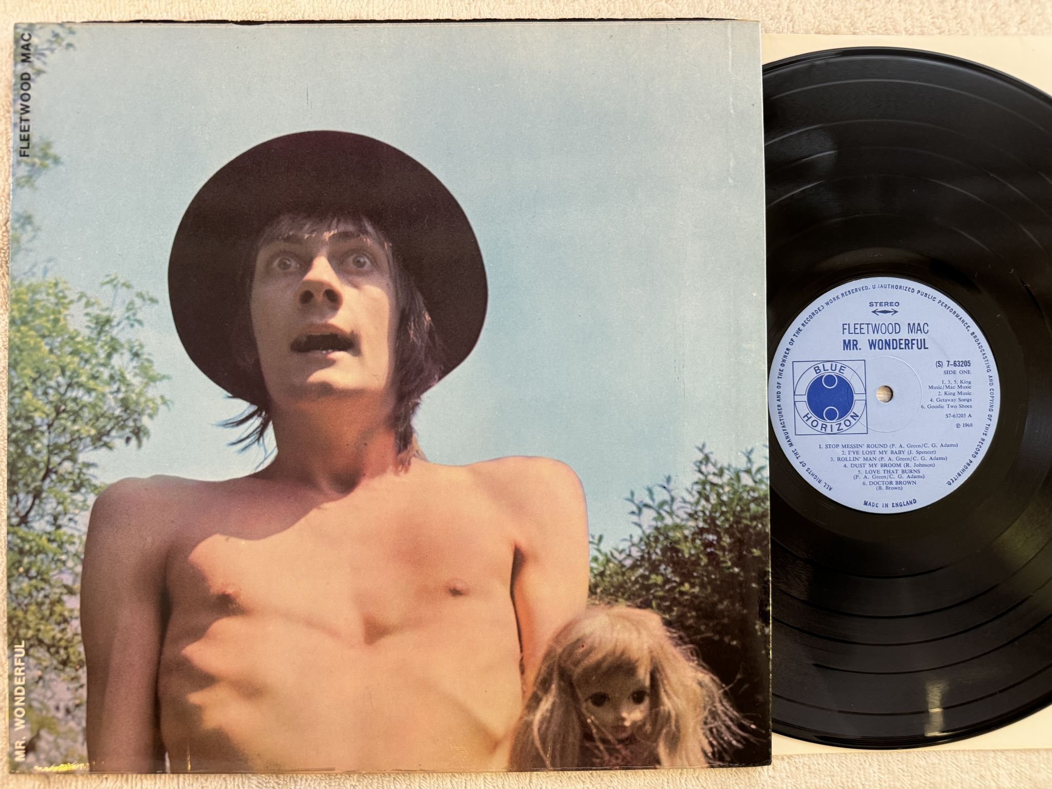 Omslagsbild för skivan FLEETWOOD MAC Mr Wonderful LP -69 UK BLUE HORIZON 7-63205