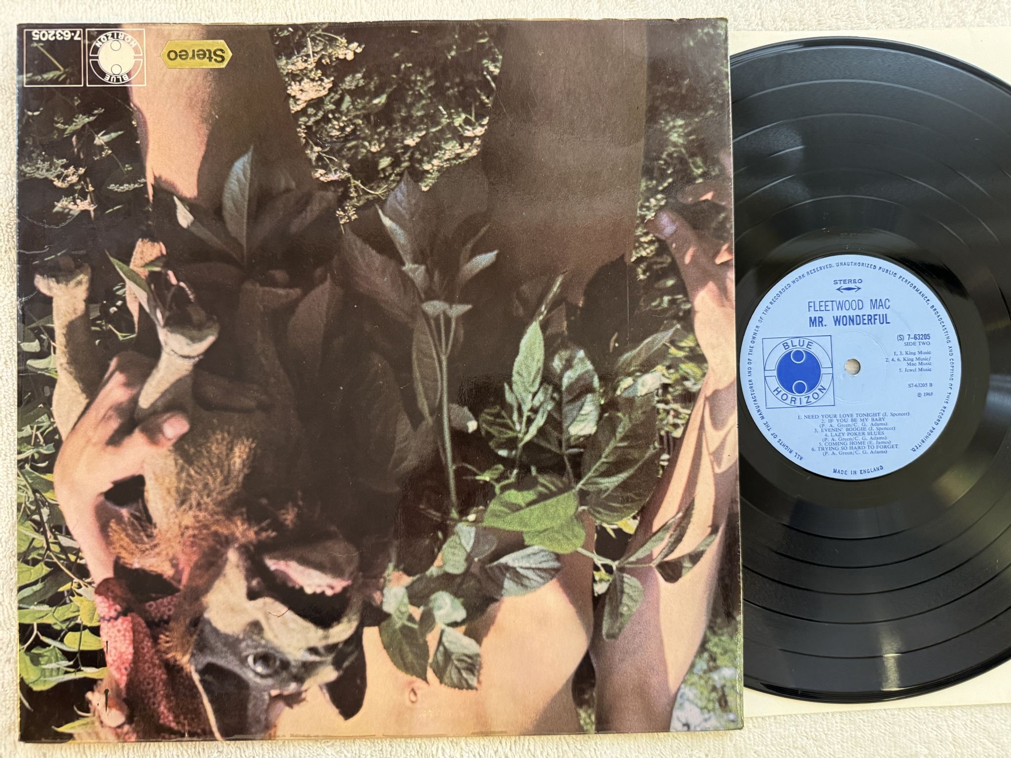 Omslagsbild för skivan FLEETWOOD MAC Mr Wonderful LP -69 UK BLUE HORIZON 7-63205