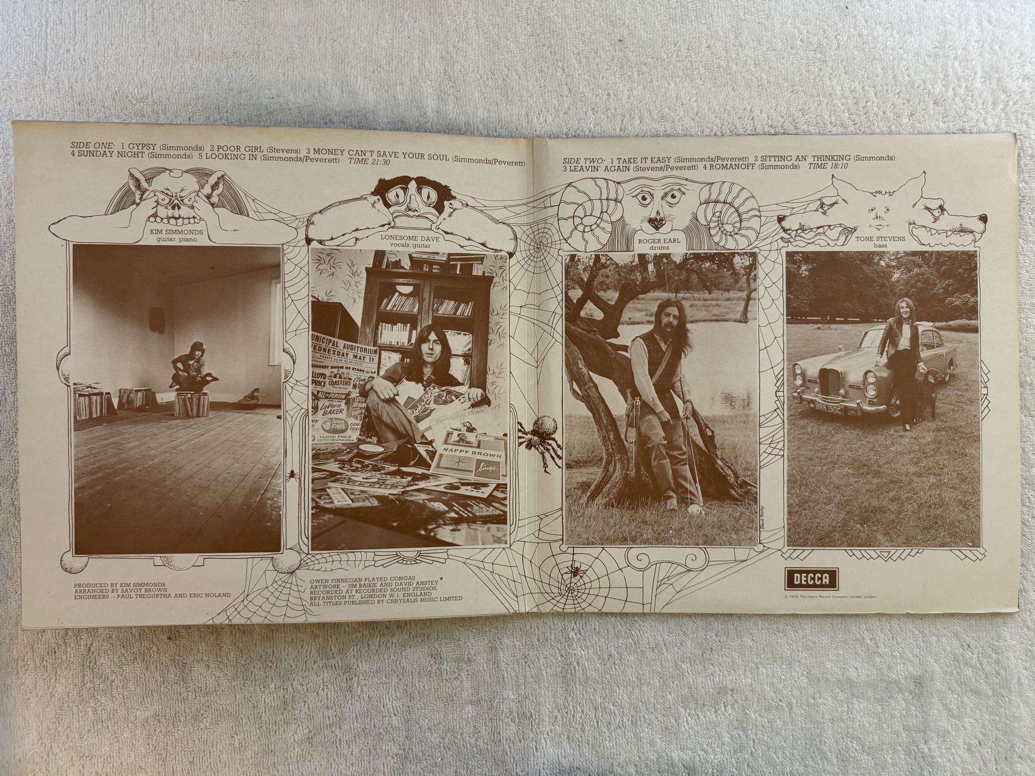 Omslagsbild för skivan SAVOY BROWN looking in LP -70 UK DECCA SKL 5066