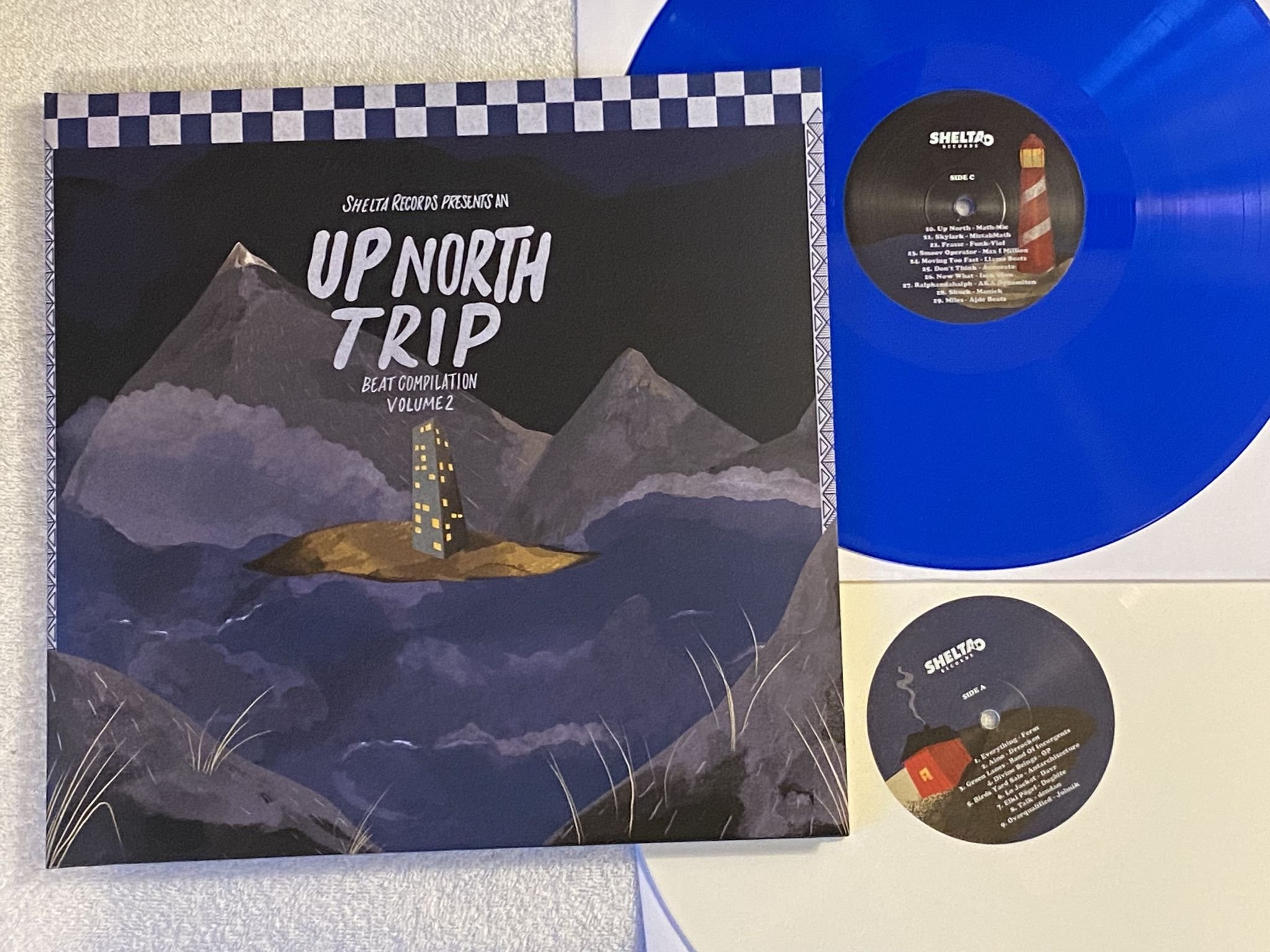Omslagsbild för skivan V/A Up North Trip (Beat Compilation Volume 2) 2xLP 2022 Swe SHELTA