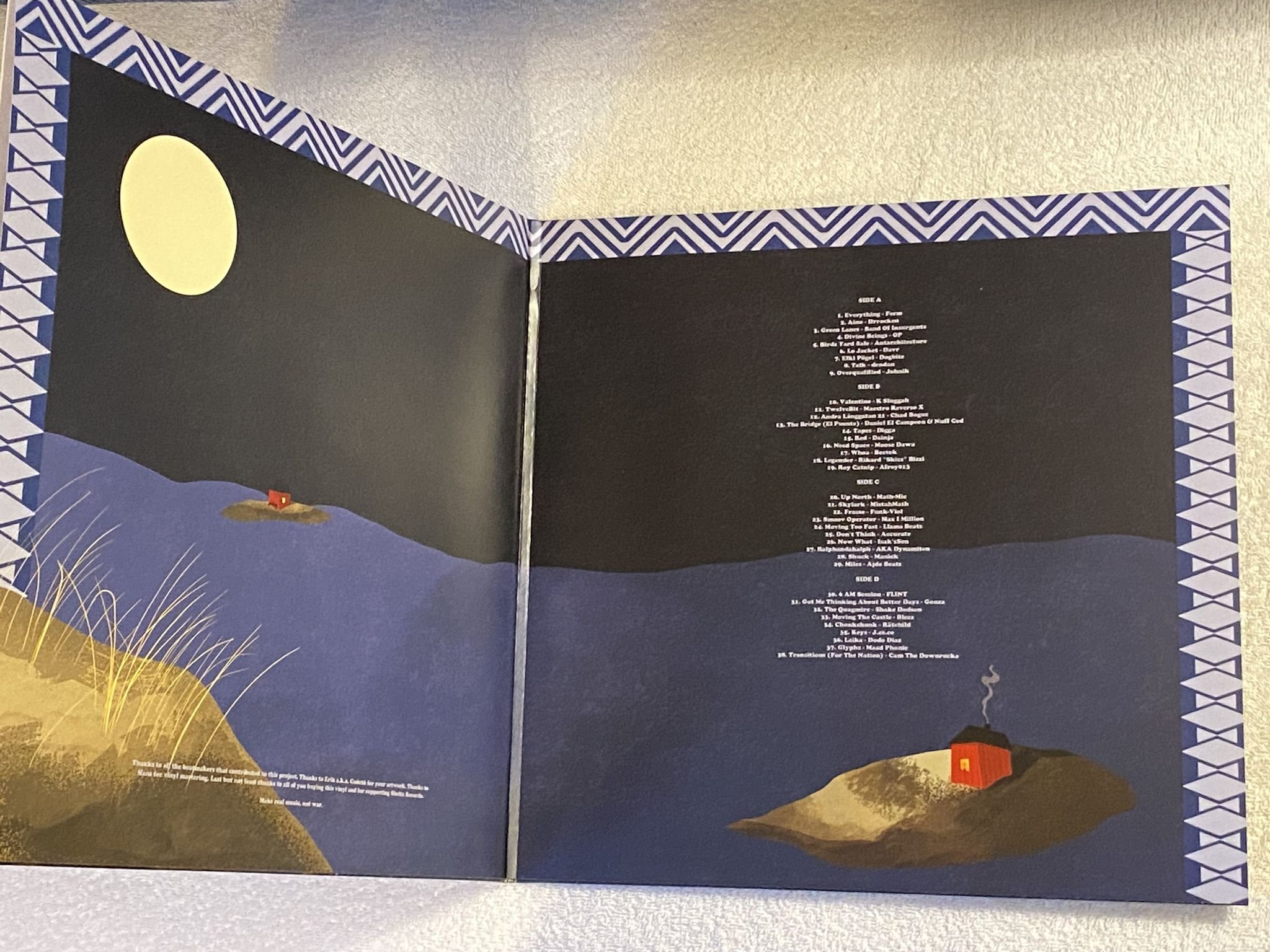 Omslagsbild för skivan V/A Up North Trip (Beat Compilation Volume 2) 2xLP 2022 Swe SHELTA