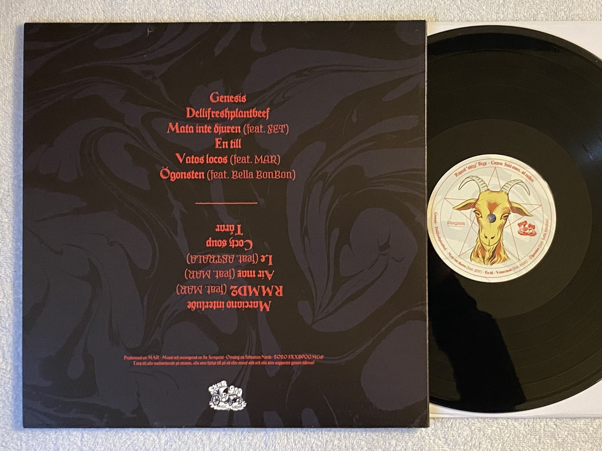 Omslagsbild för skivan RIKARD "SKIZZ" BIZZI Geten - Som Ovan, Så Nedan LP 2020 Swe S9MG0006