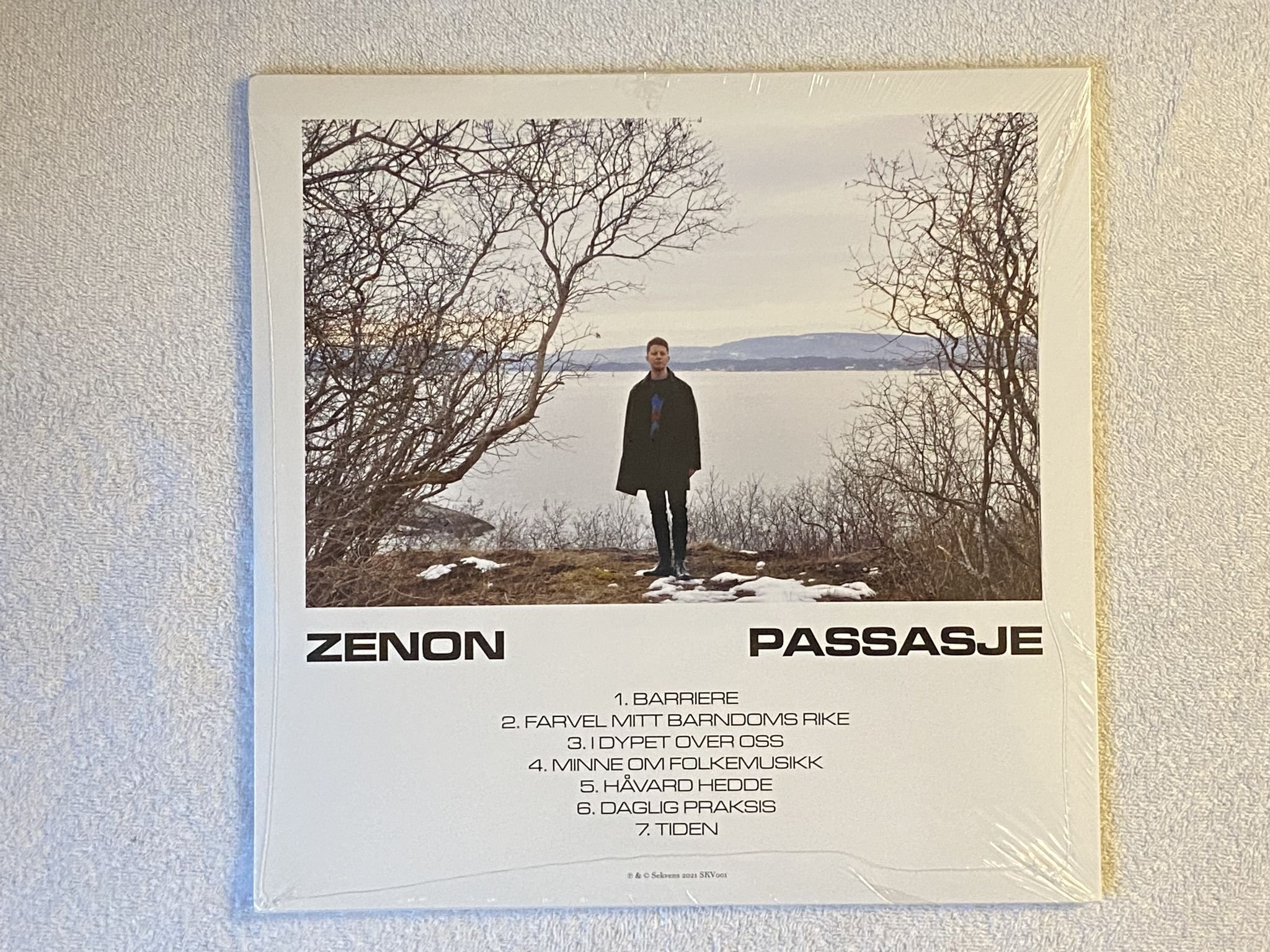 Omslagsbild för skivan ZENON Passasje LP 2021 Norway SEKVENS SKV001 *** FREE JAZZ / PYSCH ***