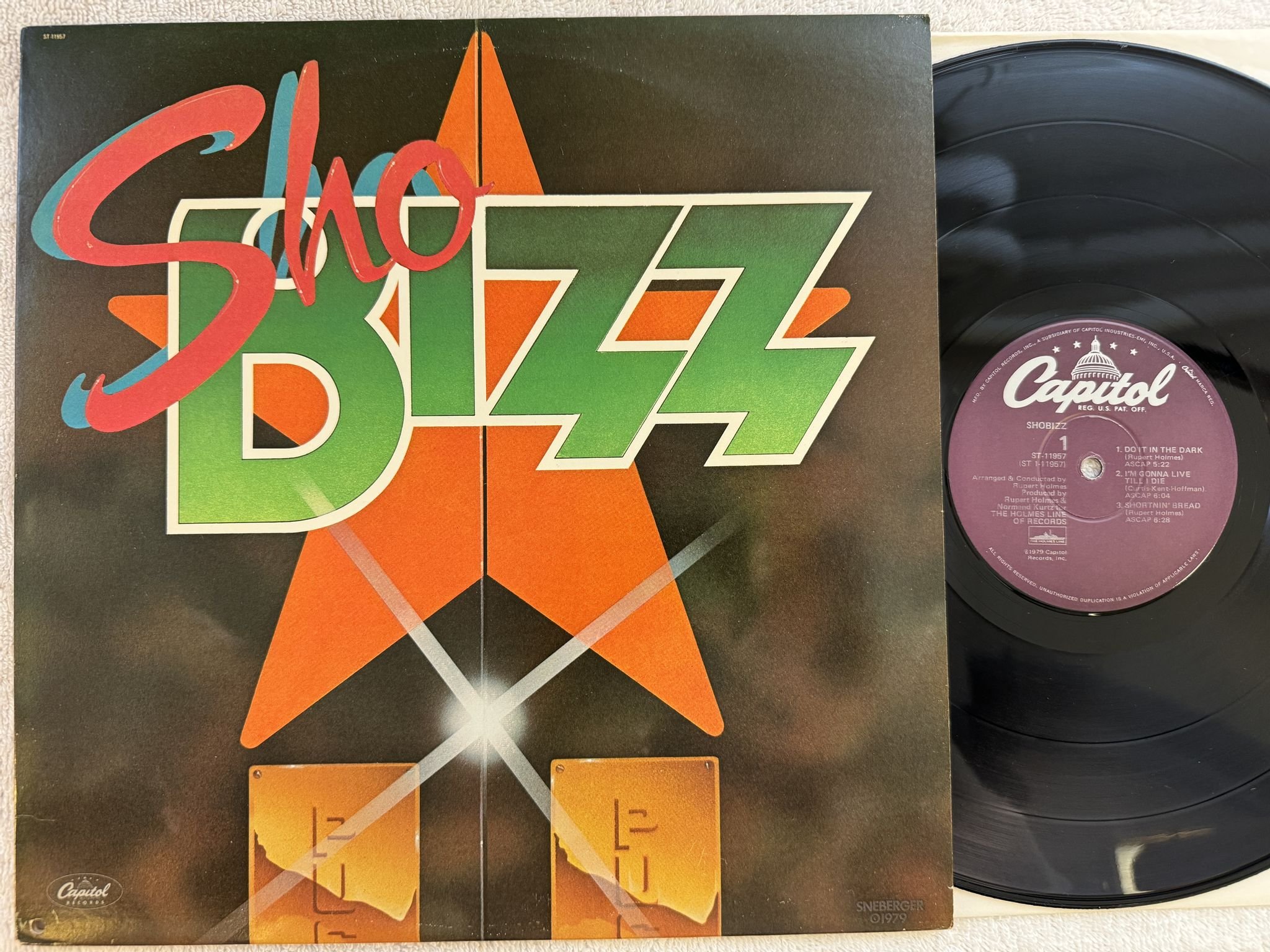 Omslagsbild för skivan SHOBIZZ s/t LP -79 US CAPITOL ST 11957
