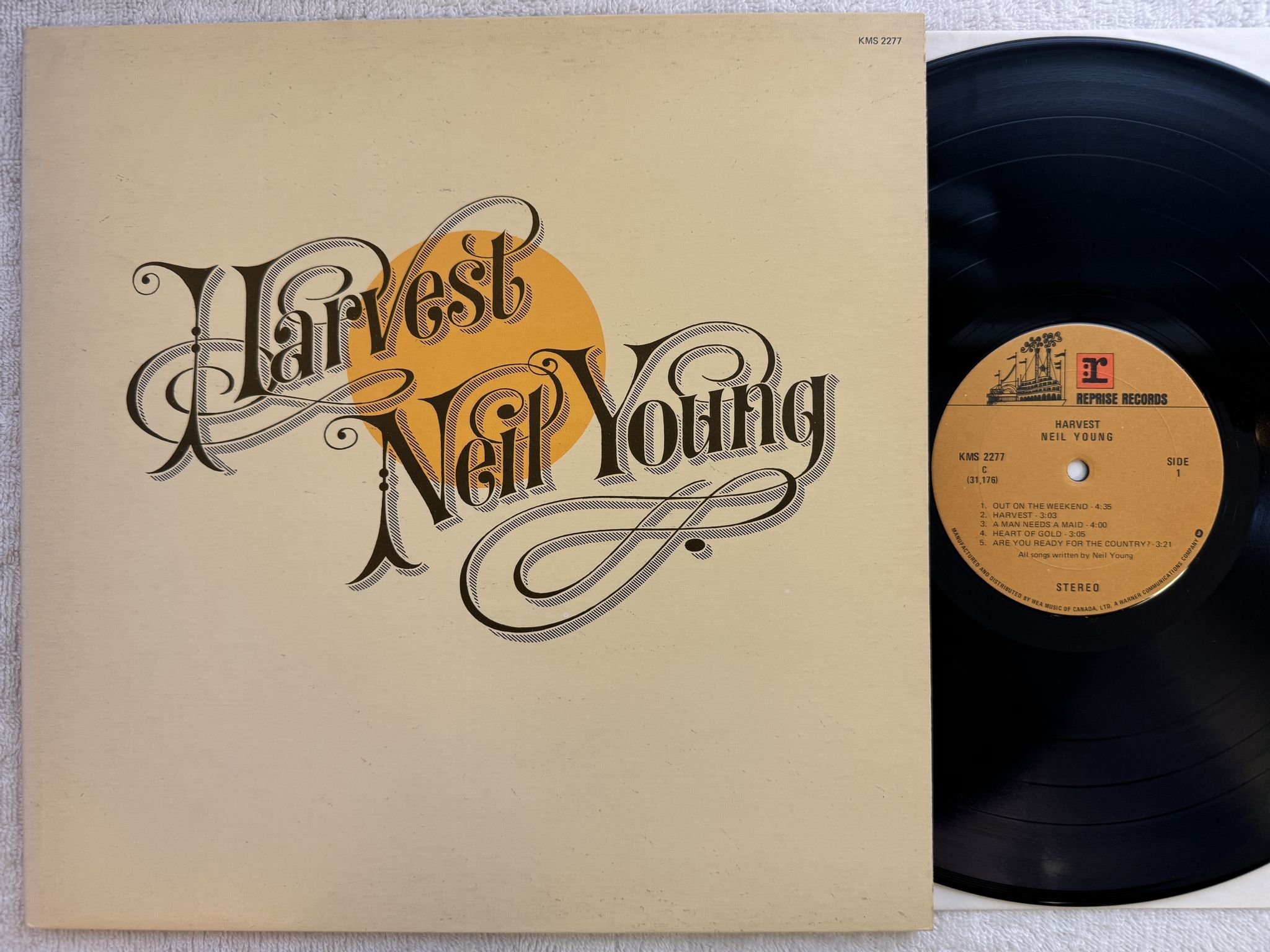Omslagsbild för skivan NEIL YOUNG after the gold rush LP -70 US REPRISE ES 6383
