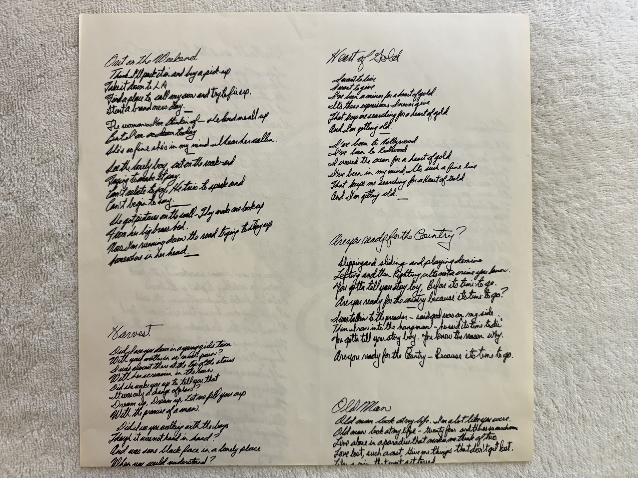 Omslagsbild för skivan NEIL YOUNG after the gold rush LP -70 US REPRISE ES 6383