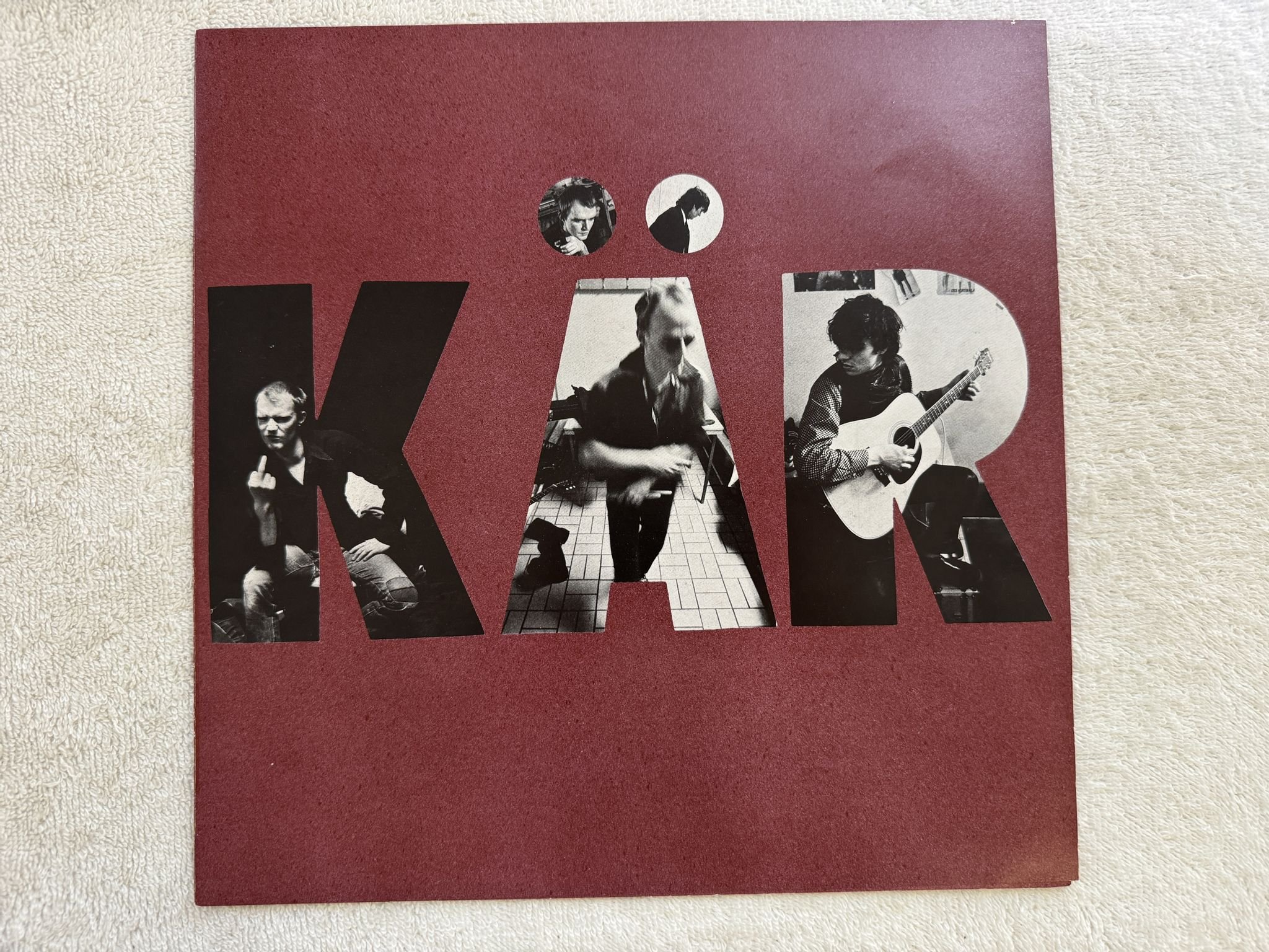 Omslagsbild för skivan EBBA GRÖN kärlek & uppror LP -81 Swe MISTLUR MLR-17