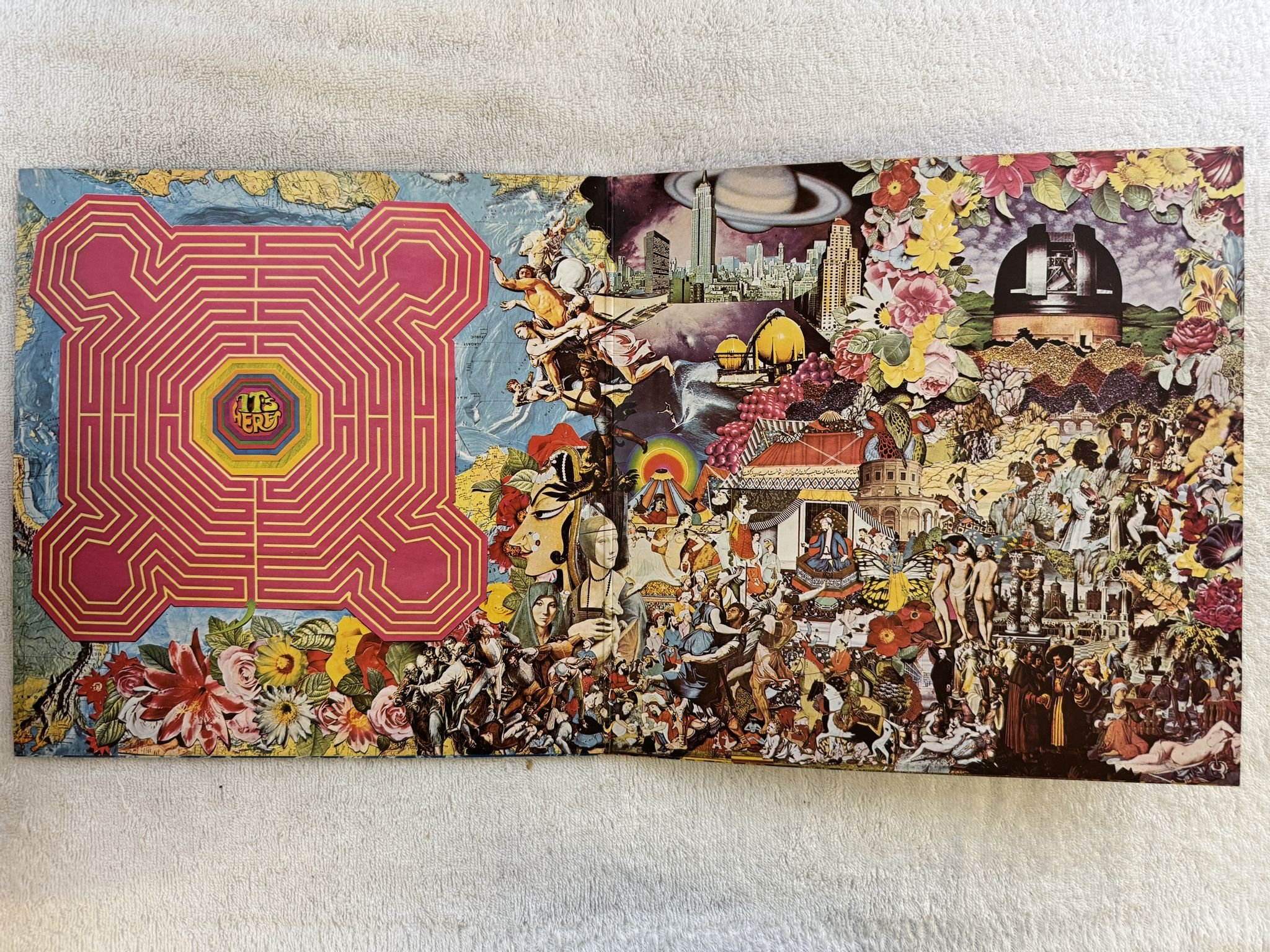 Omslagsbild för skivan THE ROLLING STONES their satanic majesties request LP re UK DECCA TXL 103