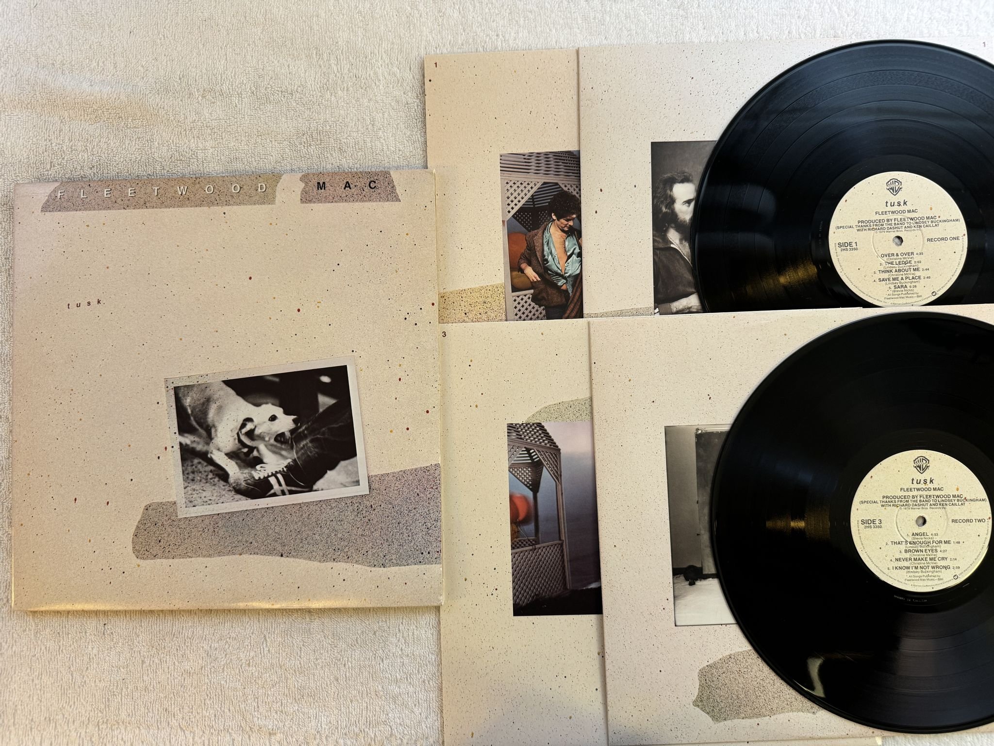 Omslagsbild för skivan FLEETWOOD MAC tusk 2xLP -79 US WARNER 2HS 3350