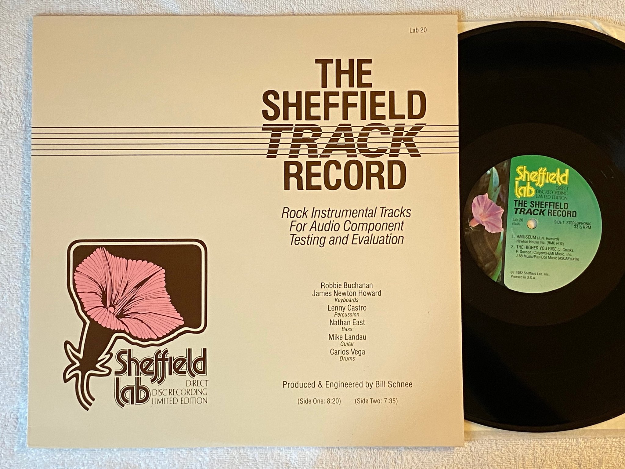 Omslagsbild för skivan V/A The Sheffield Track Record LP -82 US SHEFFIELD LAB LAB-20 * Direct to Disc *