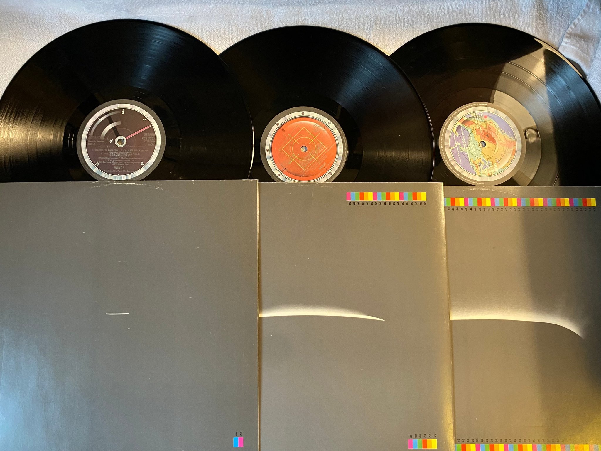 Omslagsbild för skivan WINGS Wings Over America 3xLP -76 Swe MPL 7C 154-98497/8/9