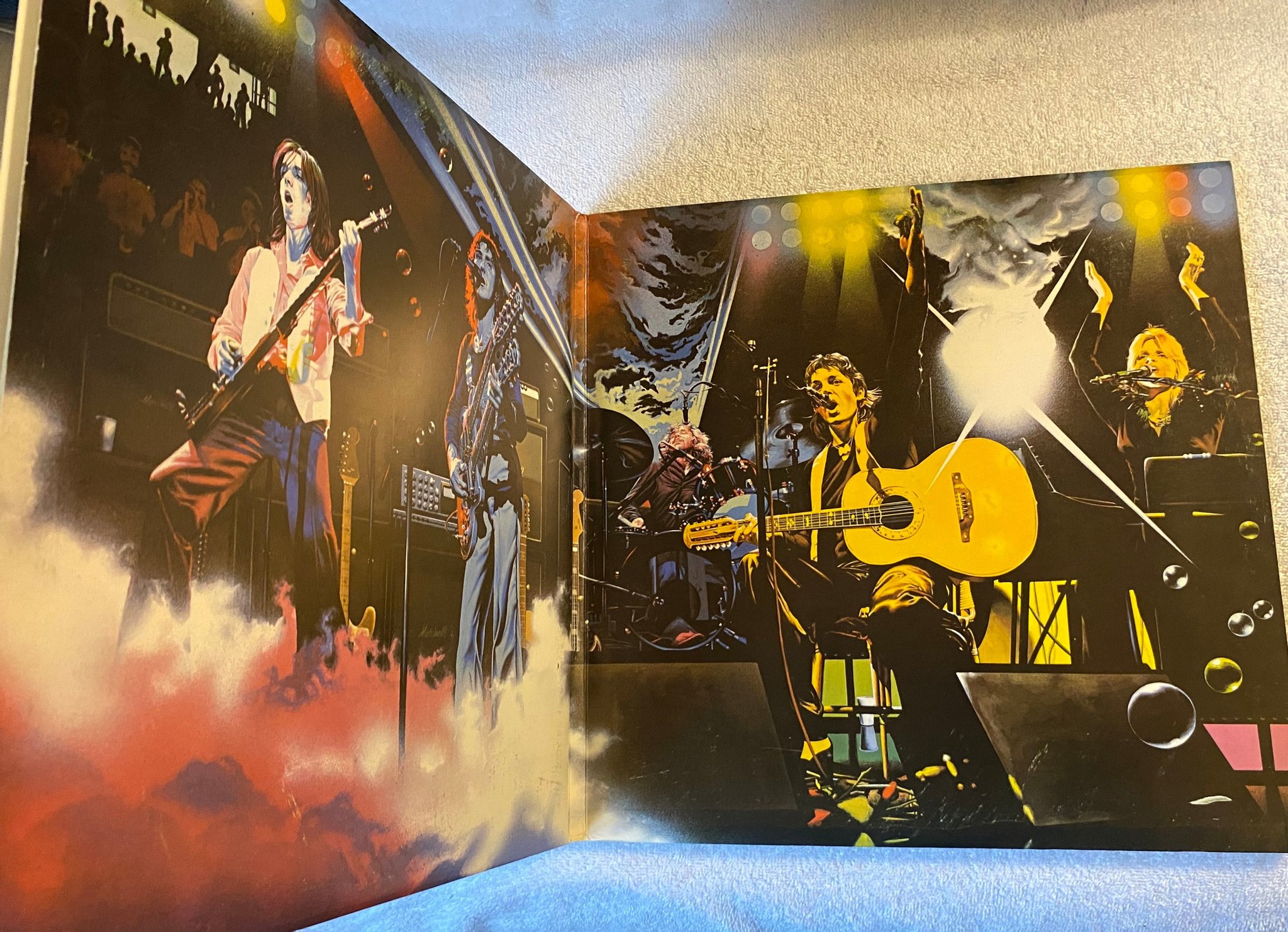 Omslagsbild för skivan WINGS Wings Over America 3xLP -76 Swe MPL 7C 154-98497/8/9