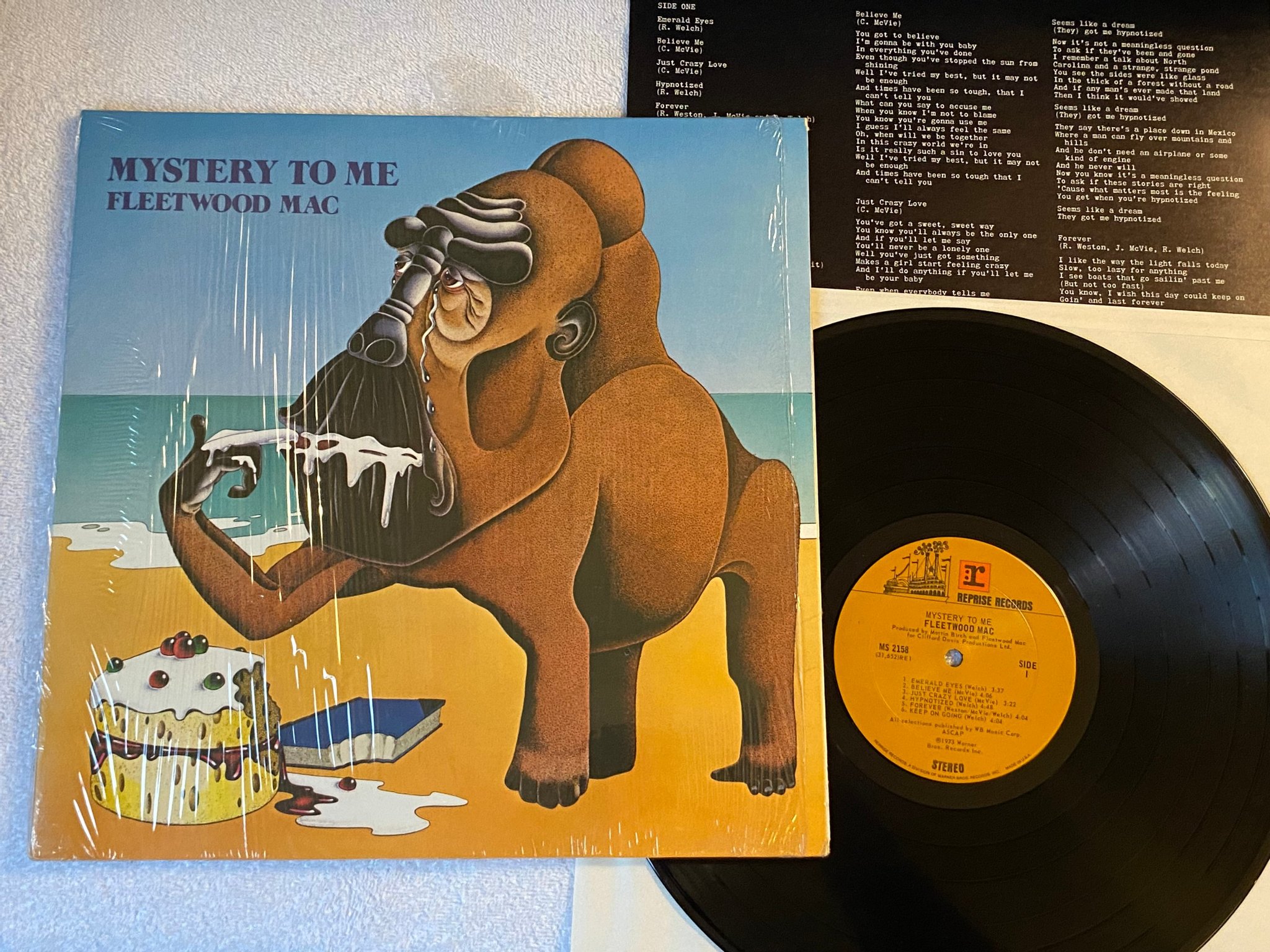 Omslagsbild för skivan FLEETWOOD MAC mystery to me LP -73 US REPRISE MS 2158
